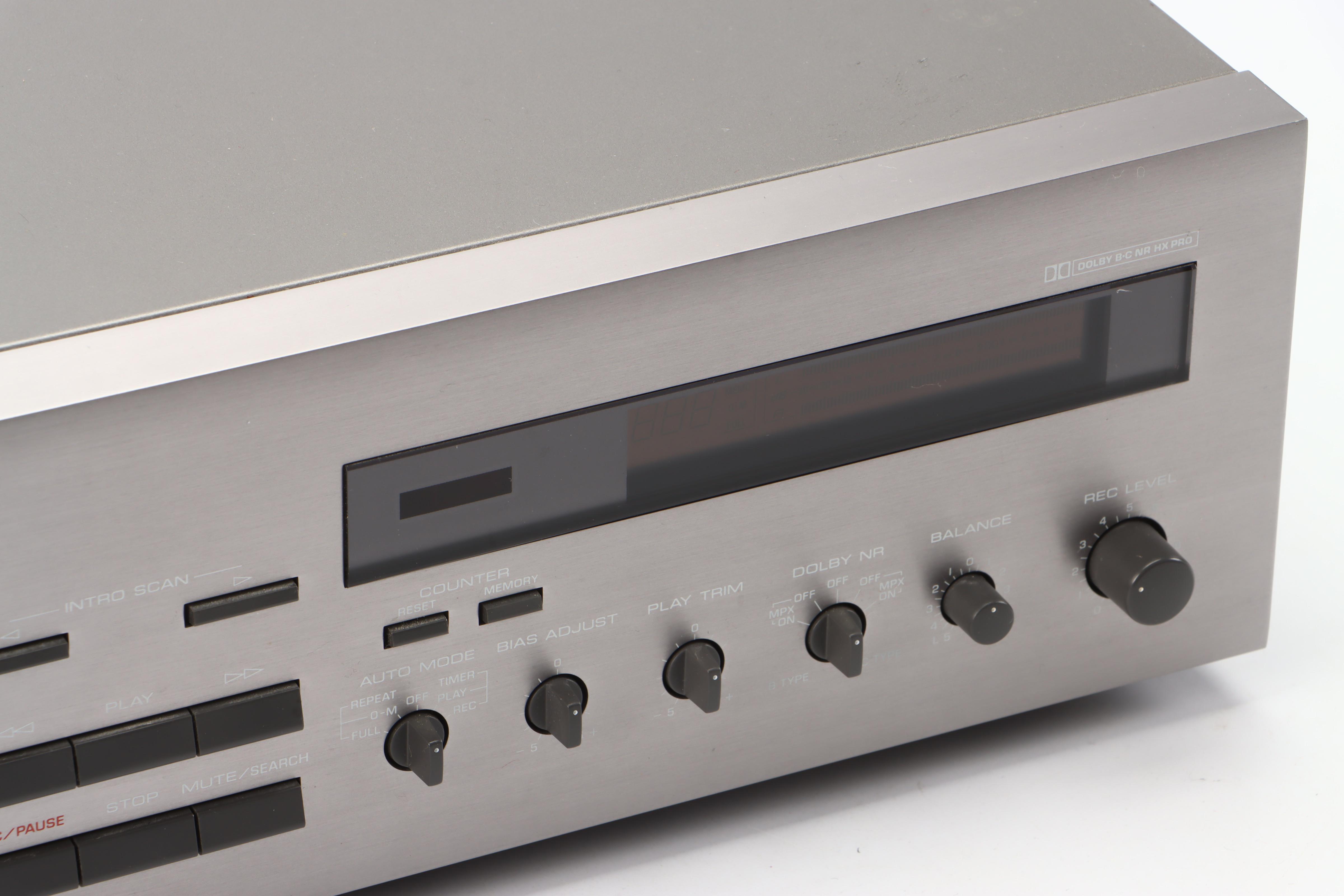 Dual CS 508 Turntable with Yamaha KX-330 Cassette Deck, Late 20th Century