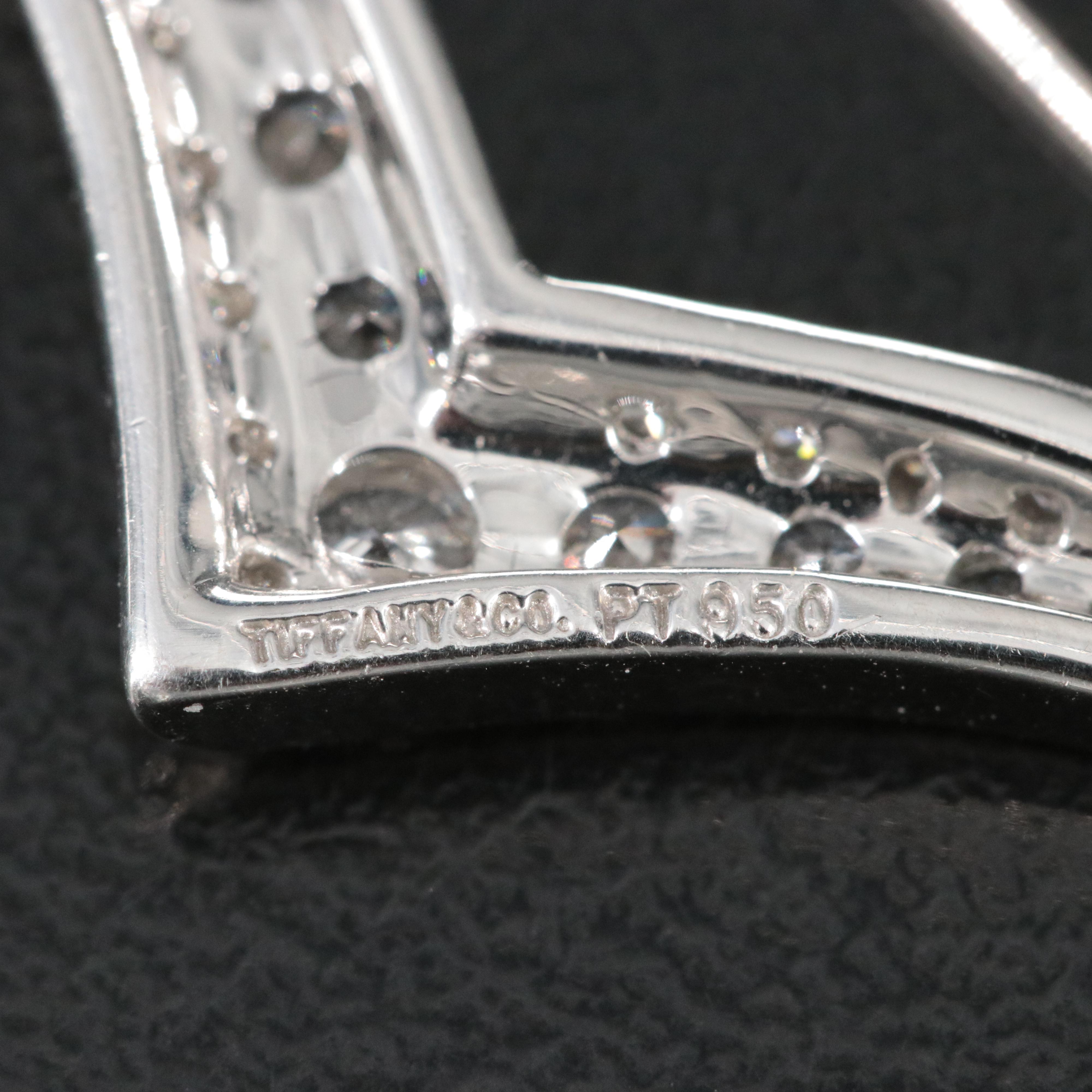 Tiffany & Co. Platinum 1.18 CTW Diamond Seagull Brooch