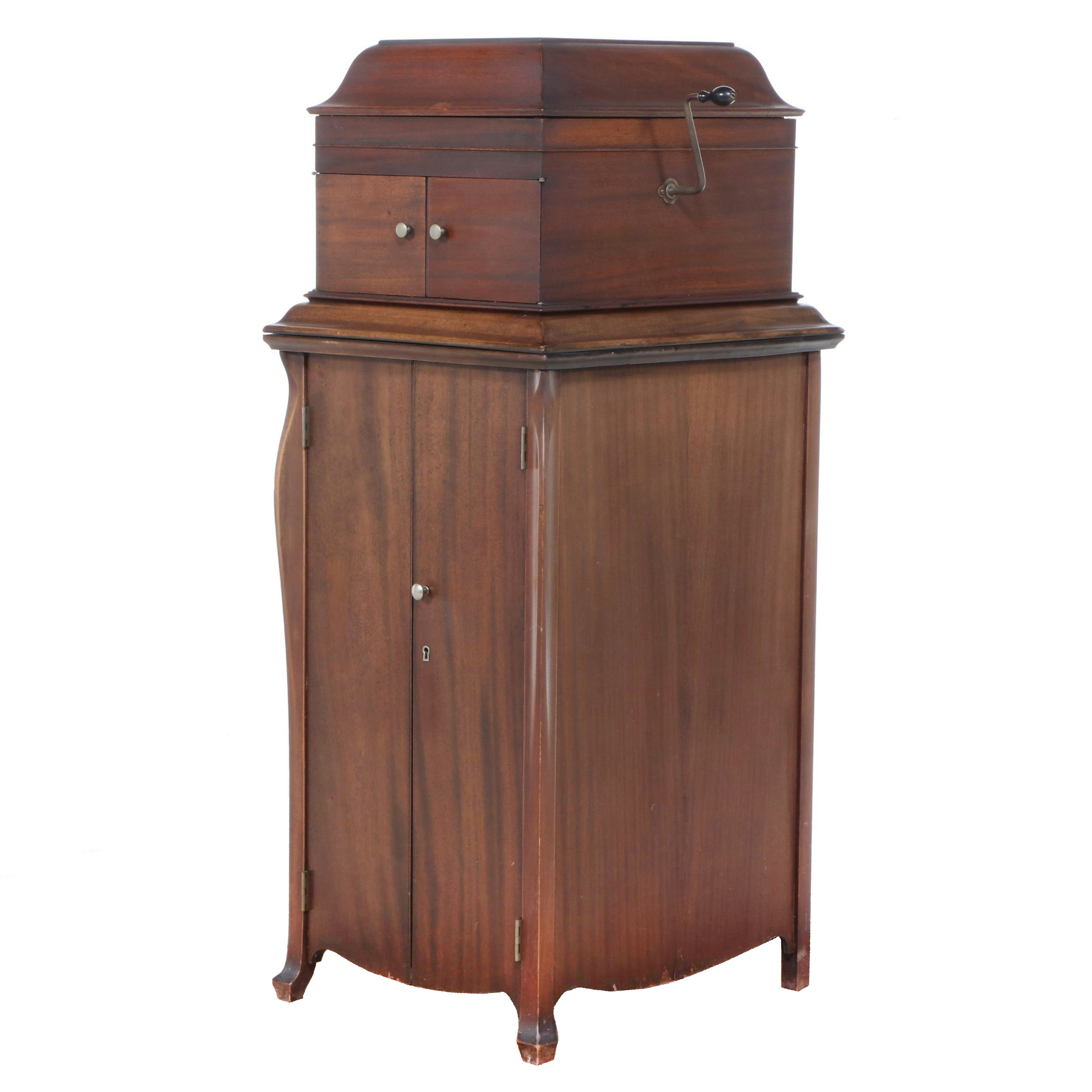 Victrola-Victor VV-IX "The Ninth" Mahogany Standing Phonograph and Cabinet, 1915
