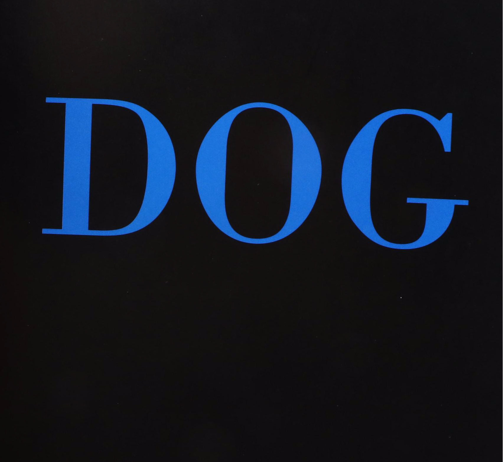First Edition, First Printing "Blue Dog Man" by George Rodrigue, 1999
