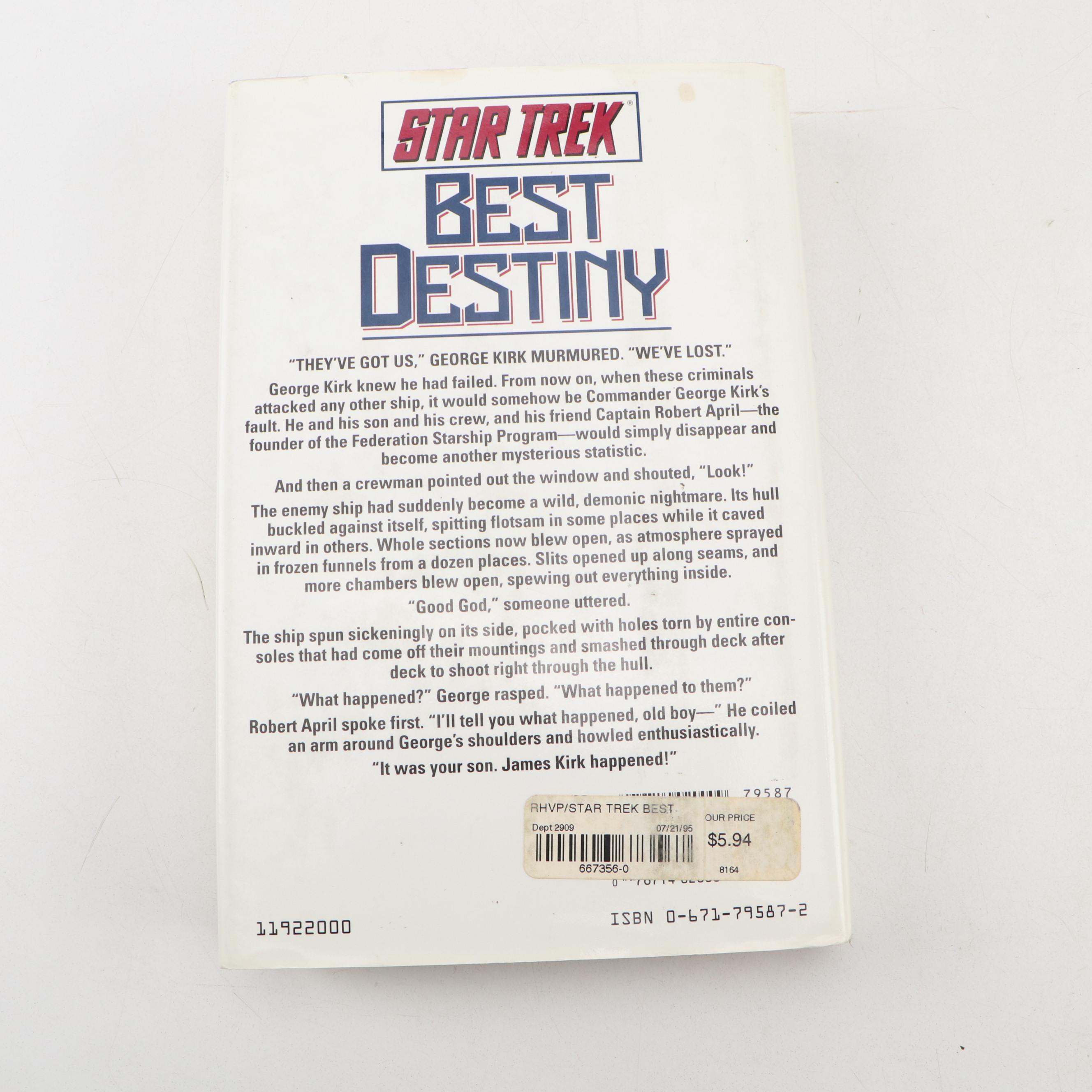"Best Destiny" by Diane Carey and More Star Trek Comics and Books