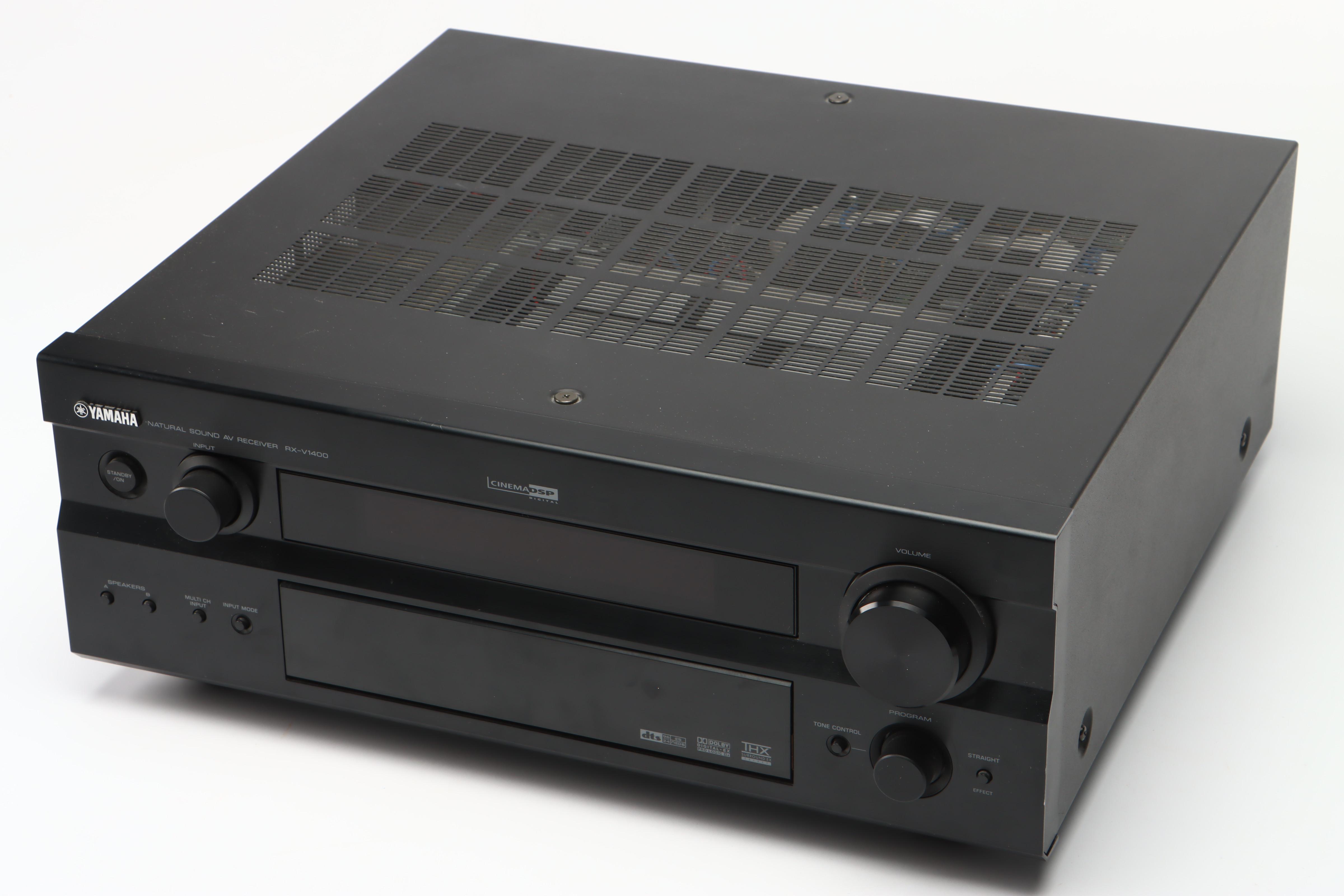Yamaha RX-V1400 Natural Sound AV Receiver with Remote, Early 21st Century