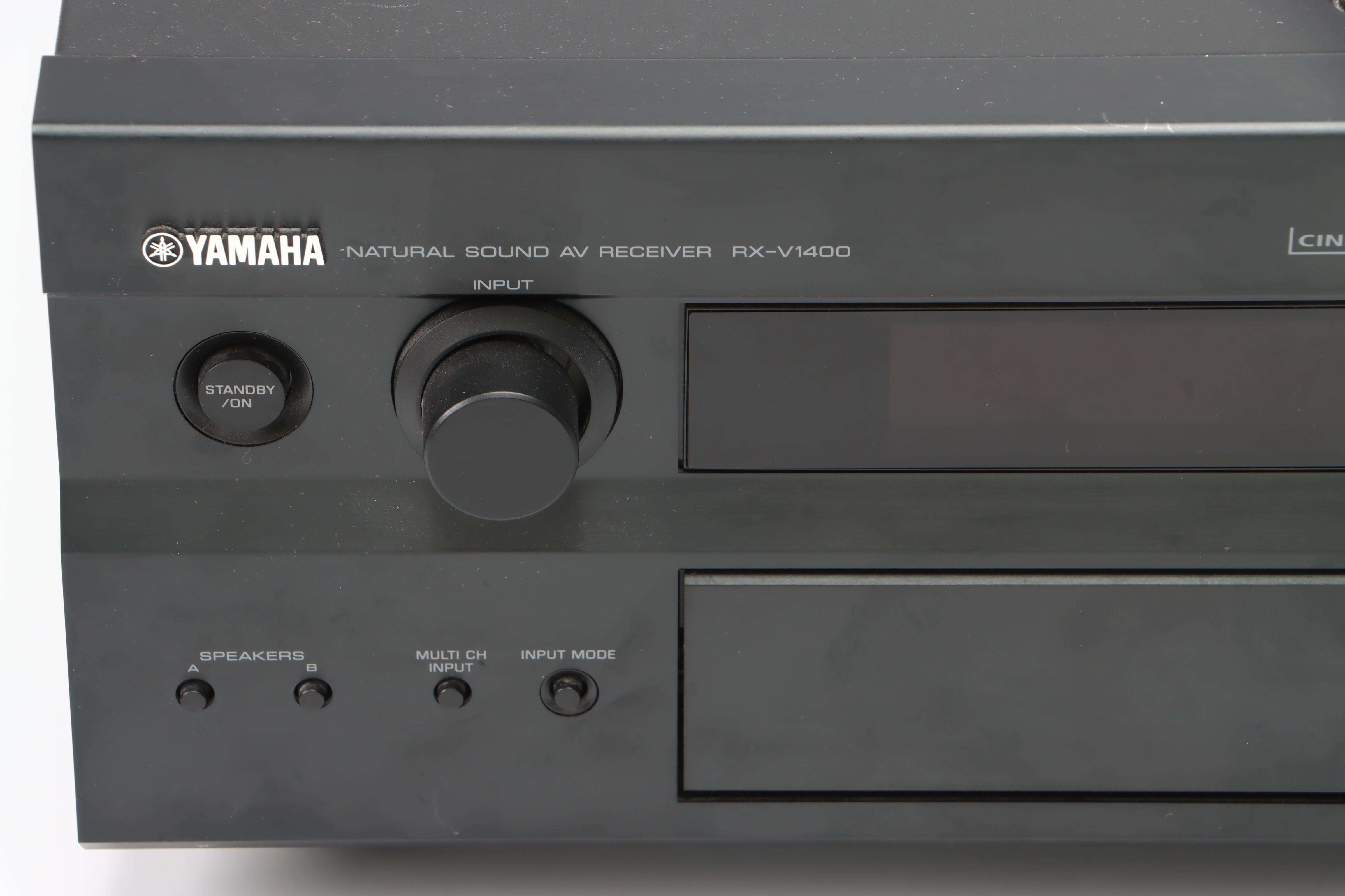 Yamaha RX-V1400 Natural Sound AV Receiver with Remote, Early 21st Century