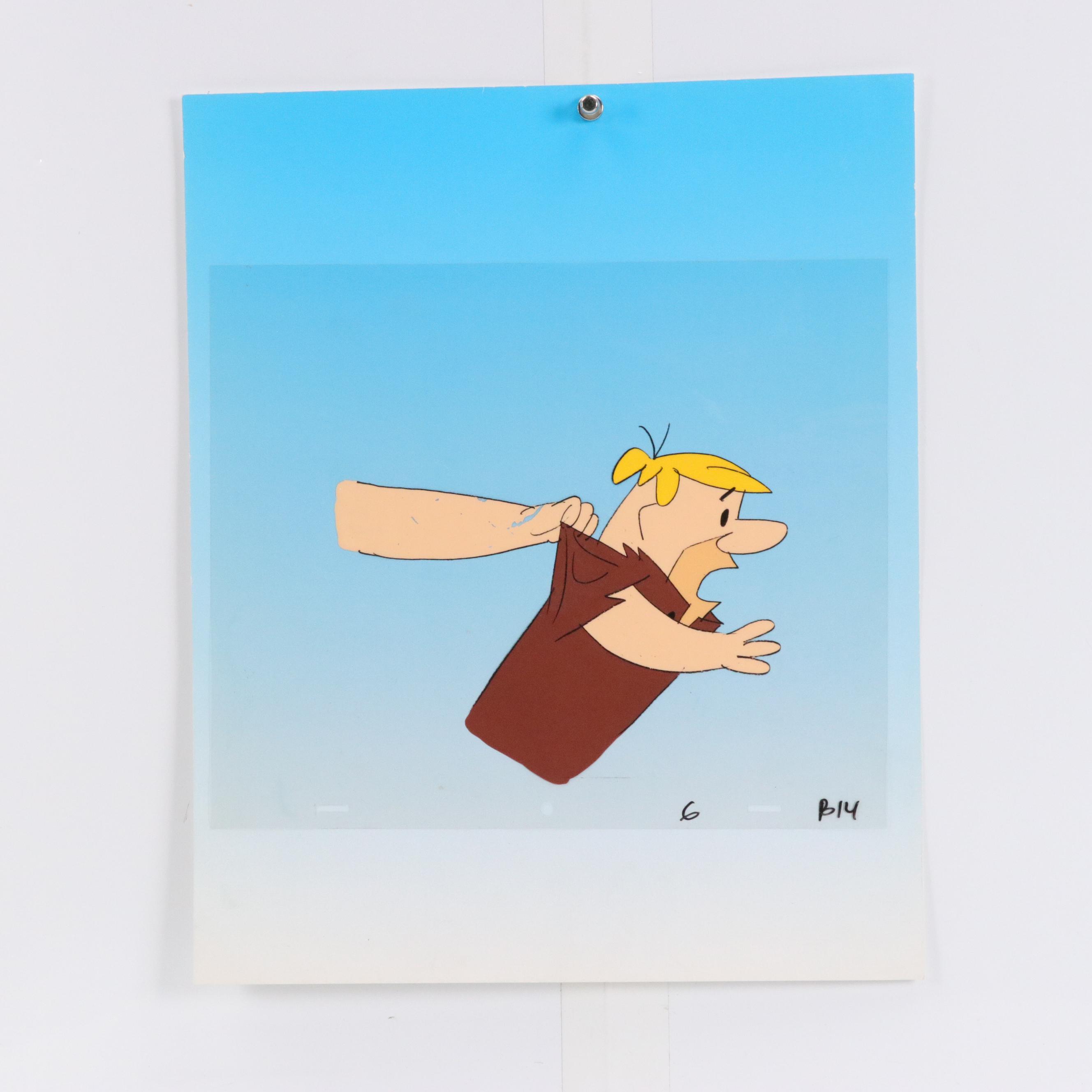 Barney Rubble Animation Sericel from "The Flintstones," Late 20th Century