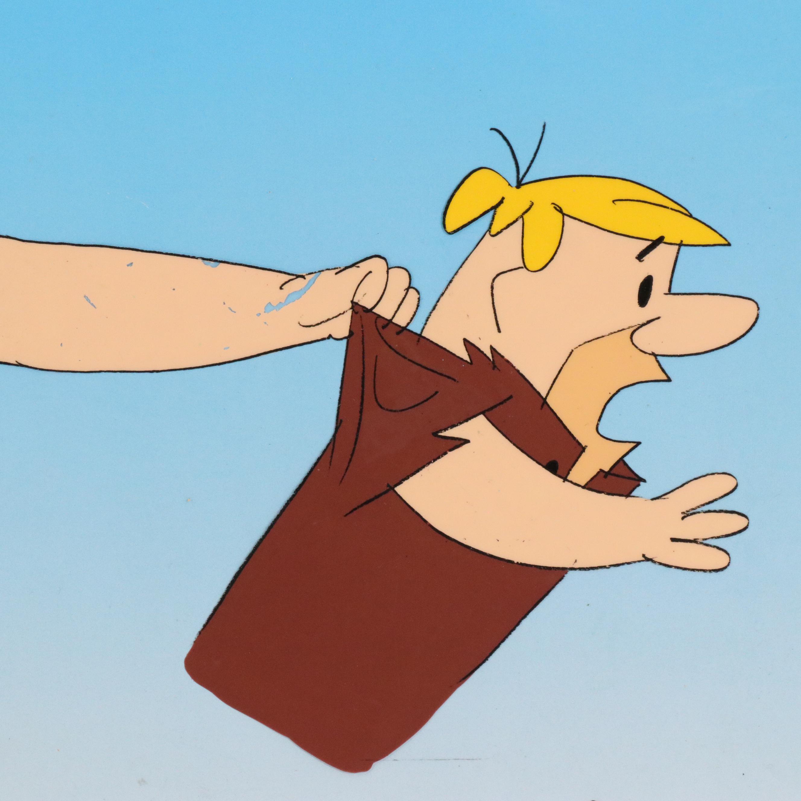 Barney Rubble Animation Sericel from "The Flintstones," Late 20th Century