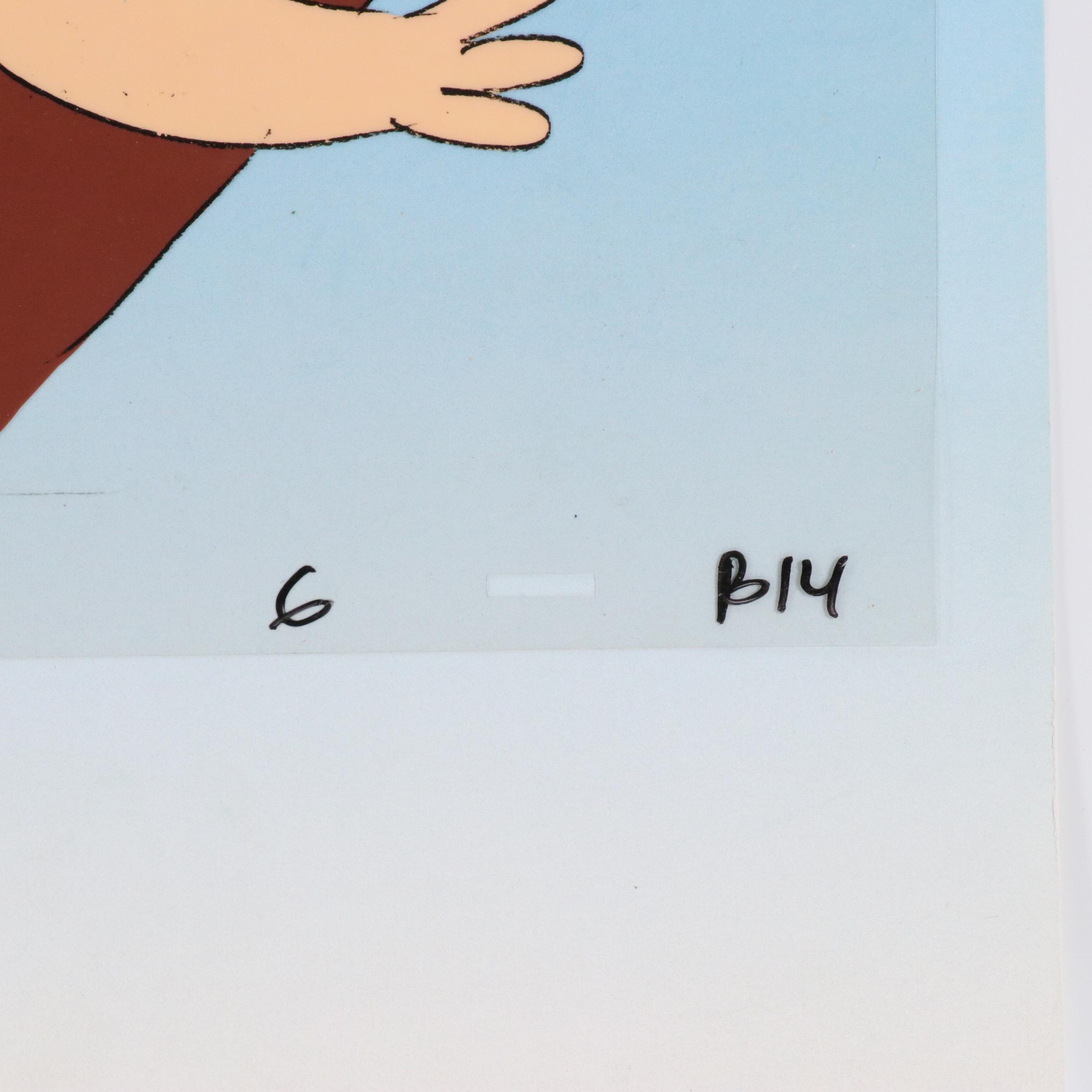 Barney Rubble Animation Sericel from "The Flintstones," Late 20th Century