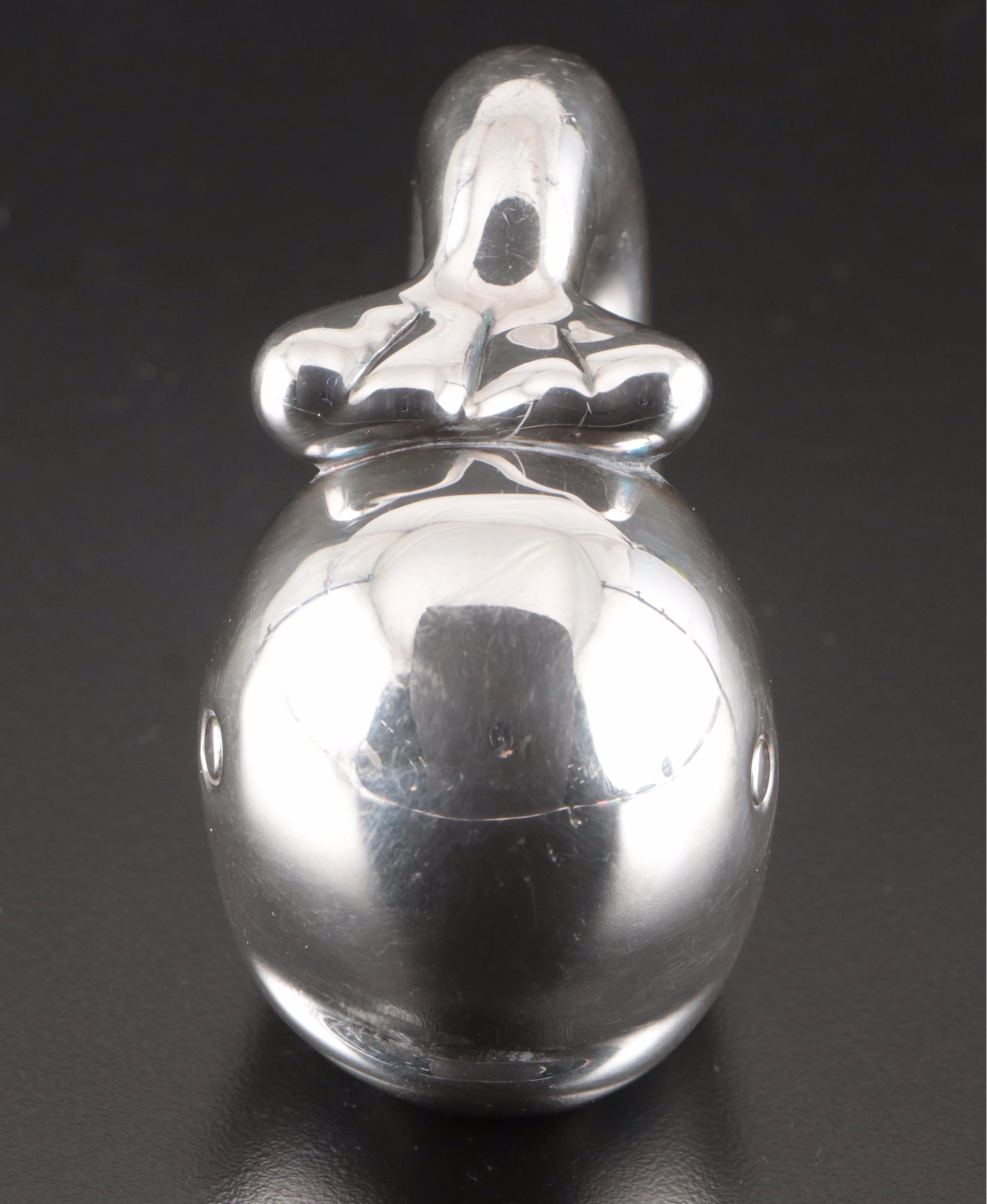 Tiffany & Co. Sterling Silver Whale Form Baby Rattle