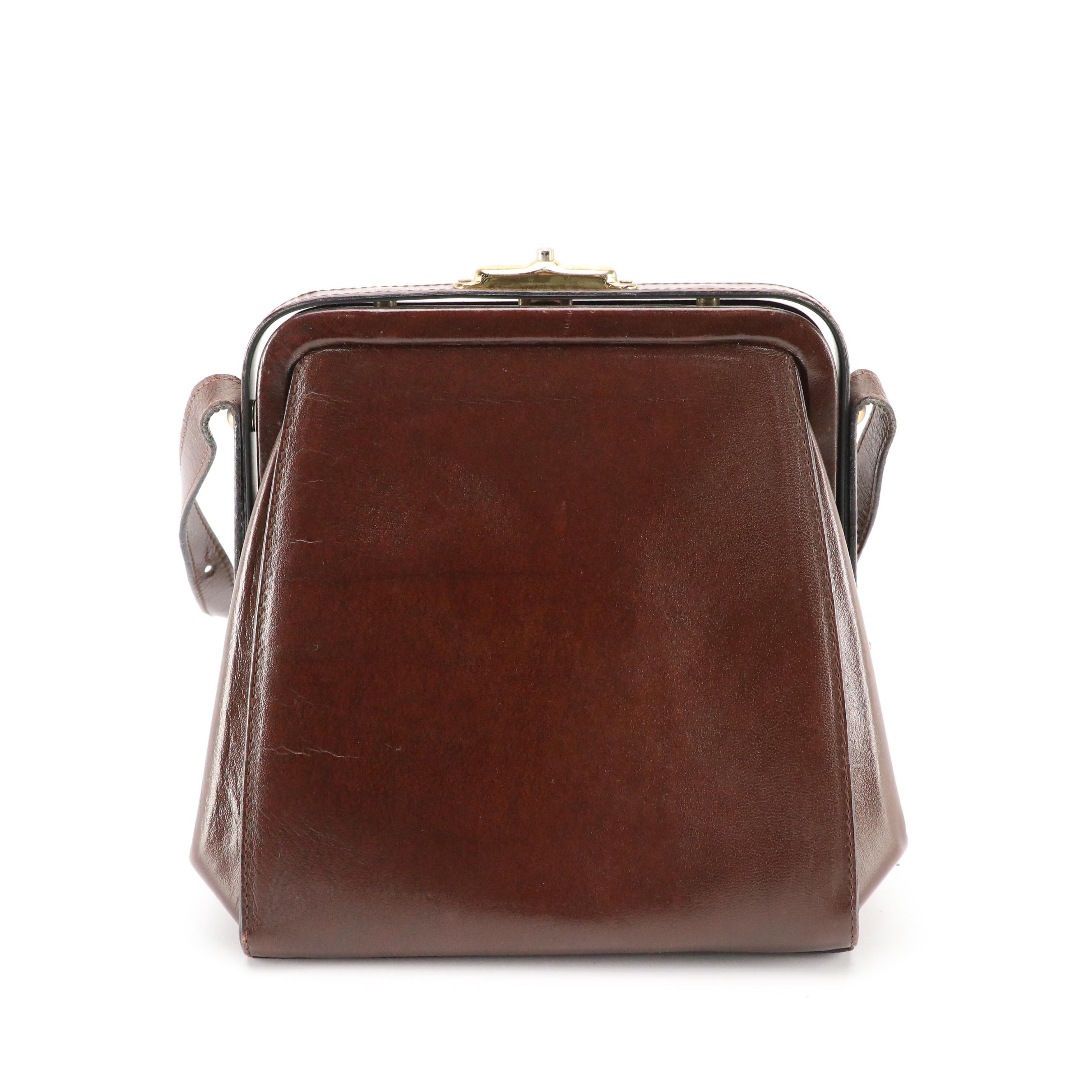 Frenchy of California Alligator Leather Top Handle Handbag and Other Bags