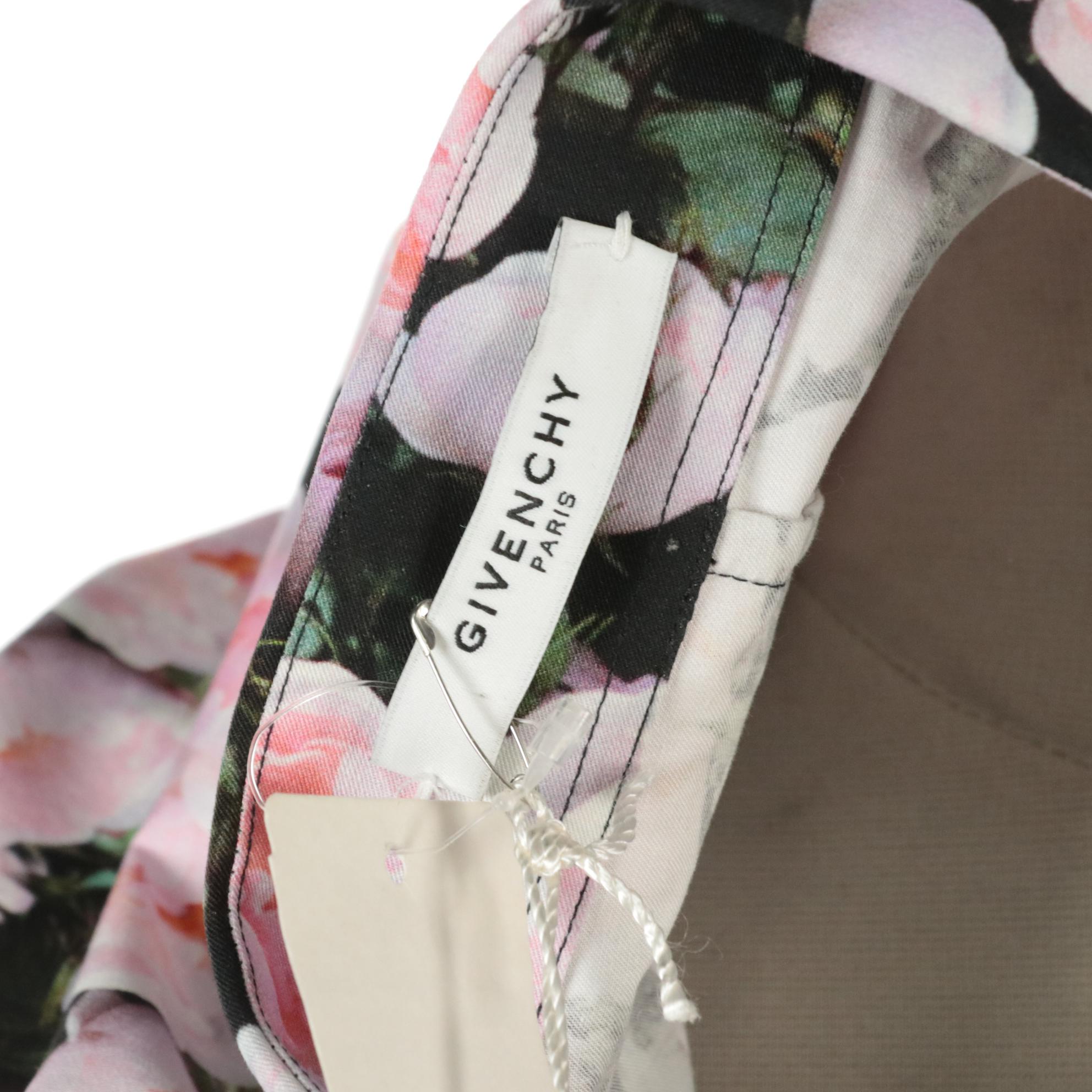Givenchy Pink Floral Print Cotton Button-Up Shirt, With Tags