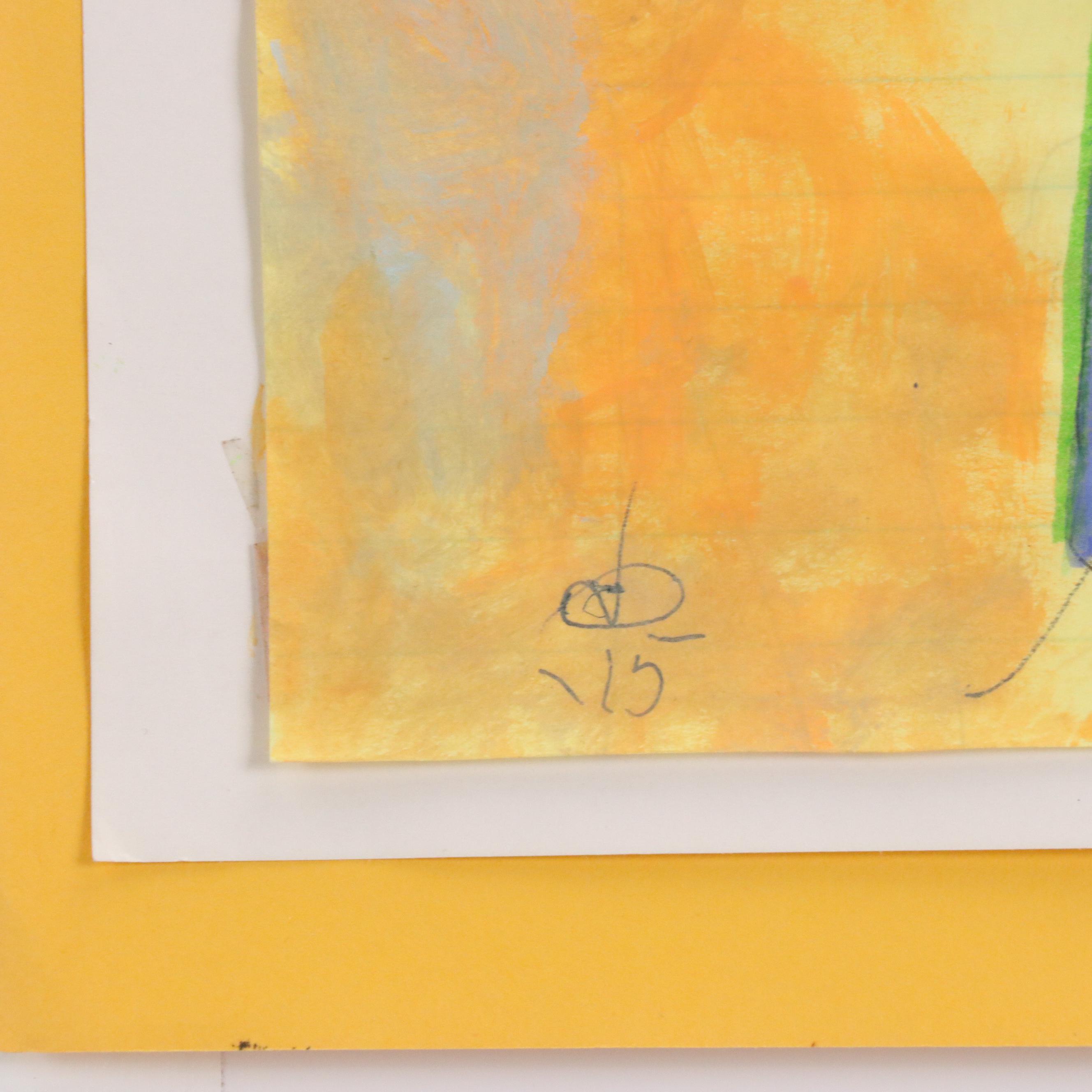 Set of Don Vogl Figural Ink and Watercolor Paintings, Late 20th / 21st Century