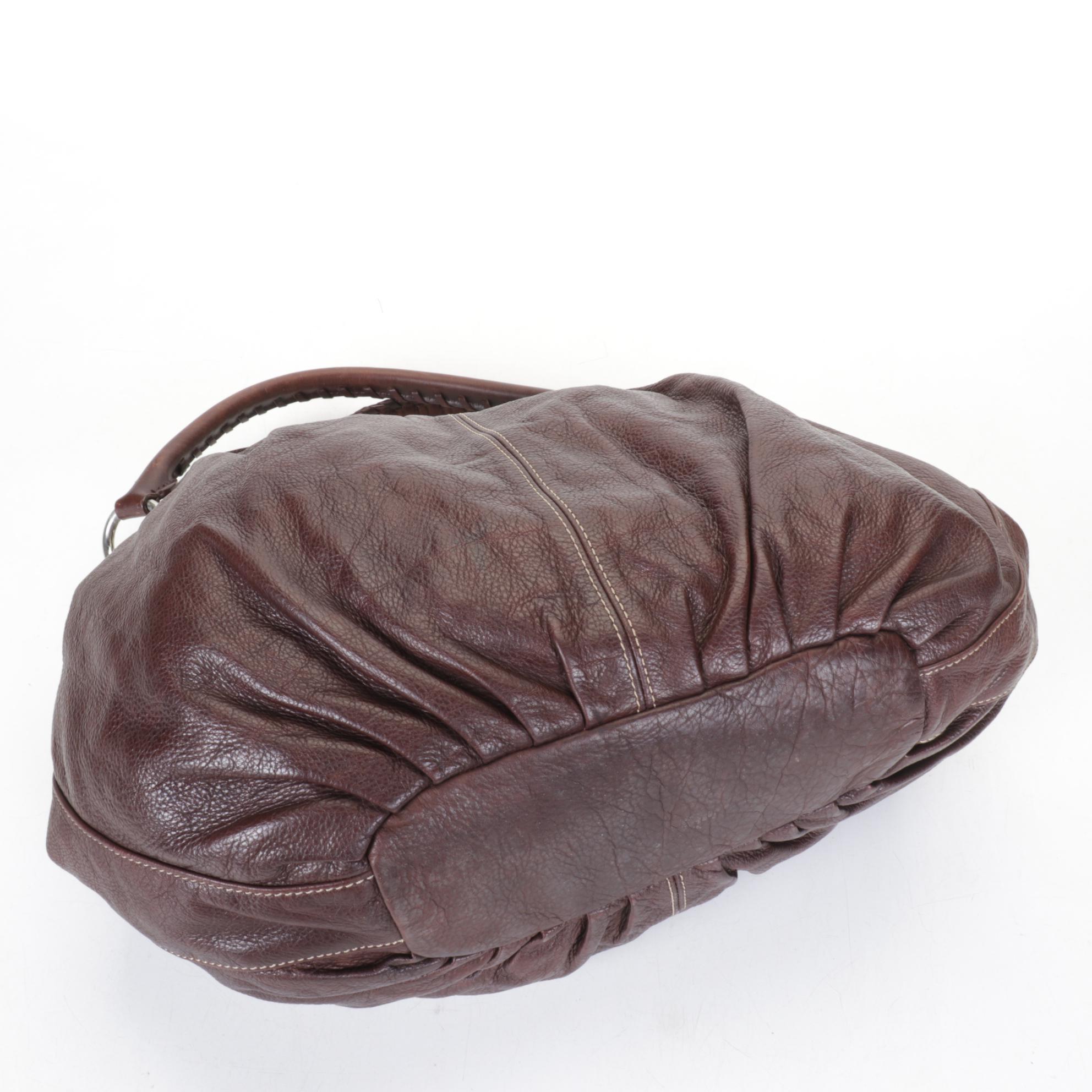 Dooney & Bourke, Talbots and Ellington Trio of Brown Leather Shoulder Bags