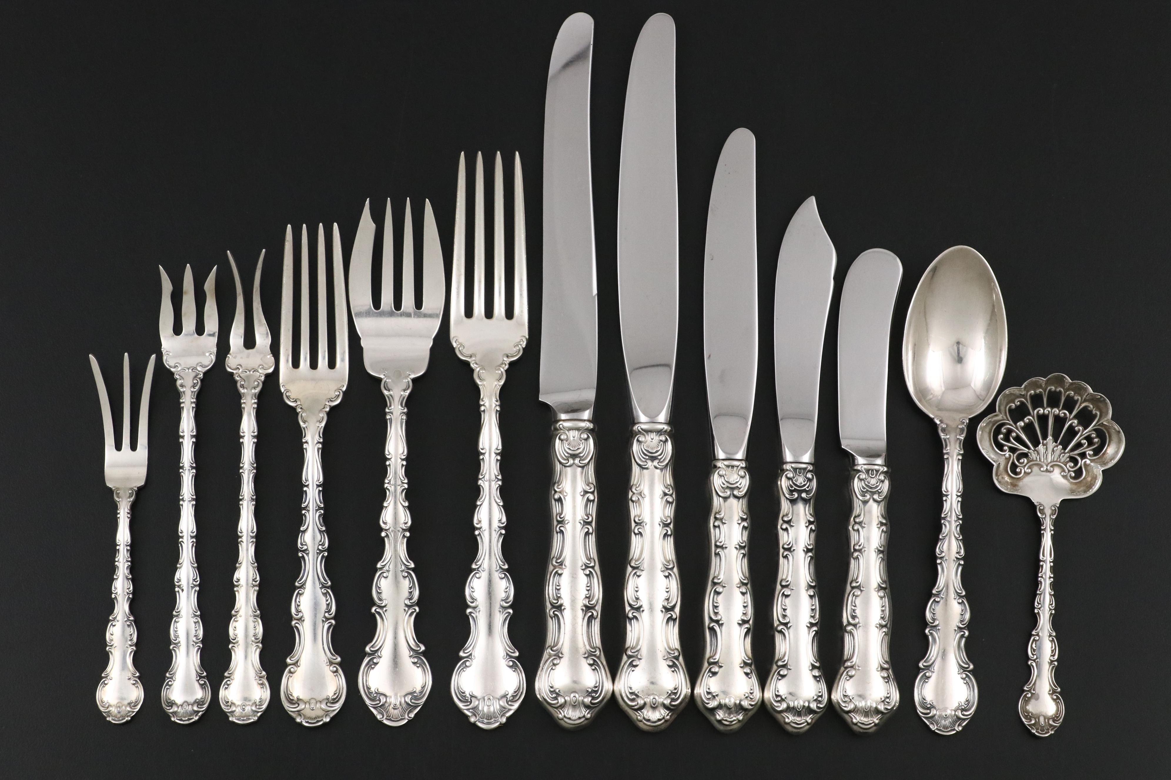Gorham "Strasbourg" Sterling Silver Flatware