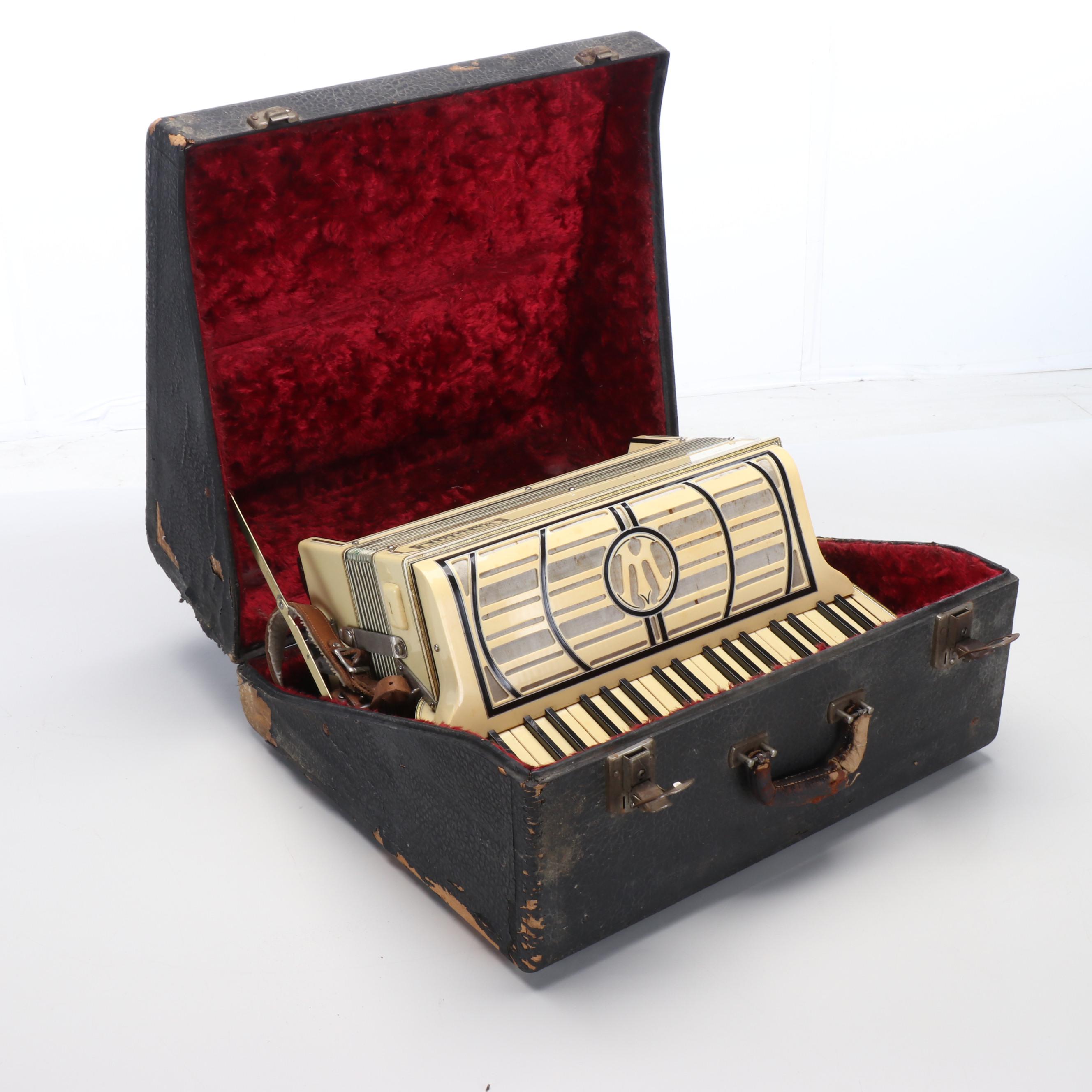 Wurlitzer Piano Accordion with Case