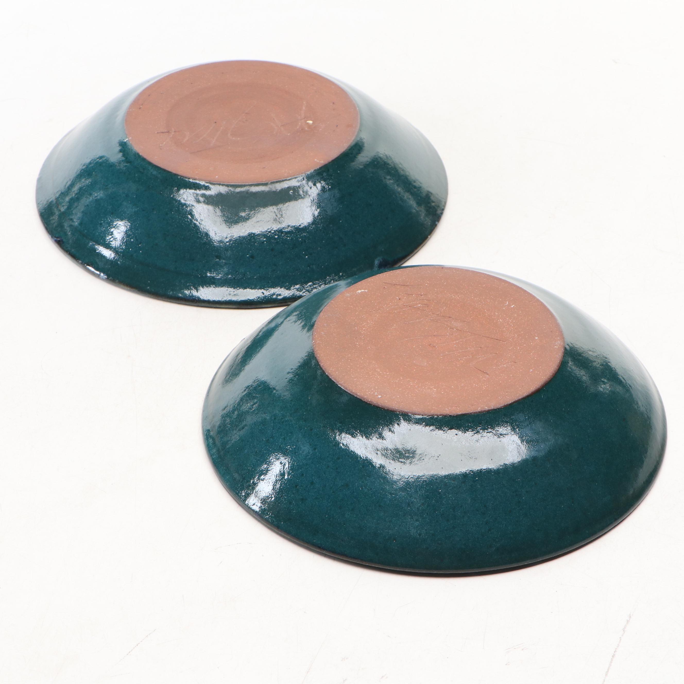 Art Pottery Bowls and Flower Frog