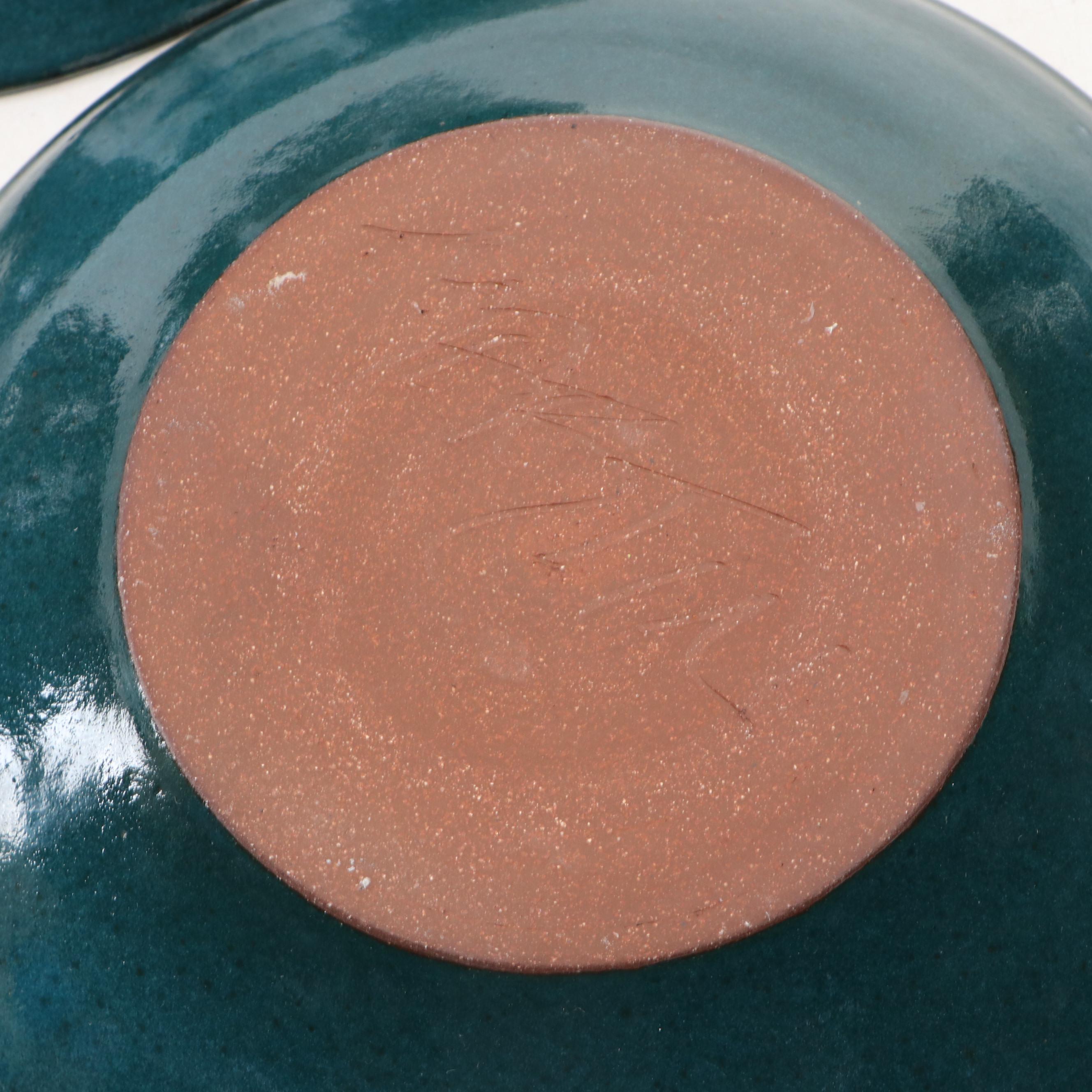 Art Pottery Bowls and Flower Frog