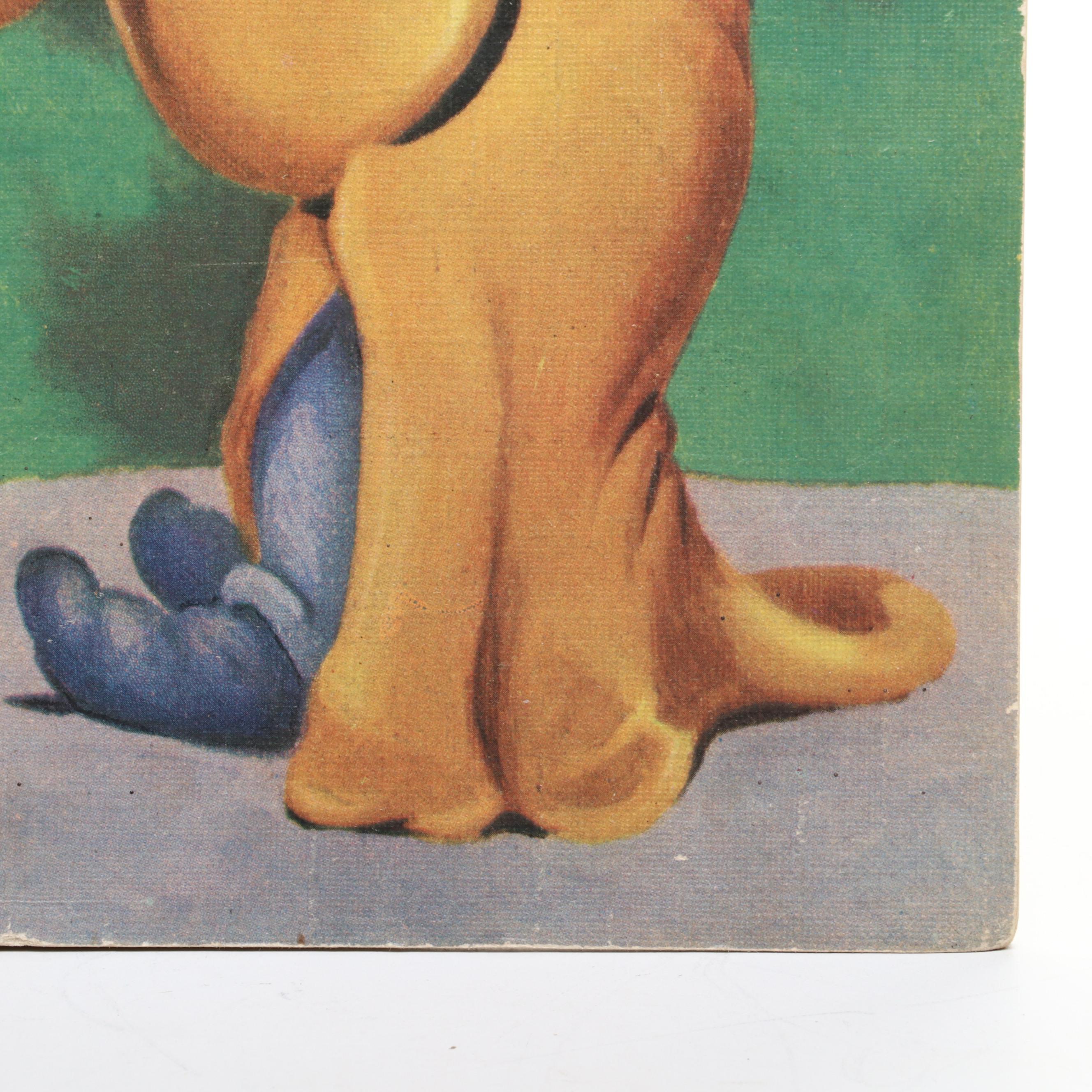 Illustrated "Dopey: He Don't Talk None!" by Walt Disney, 1938