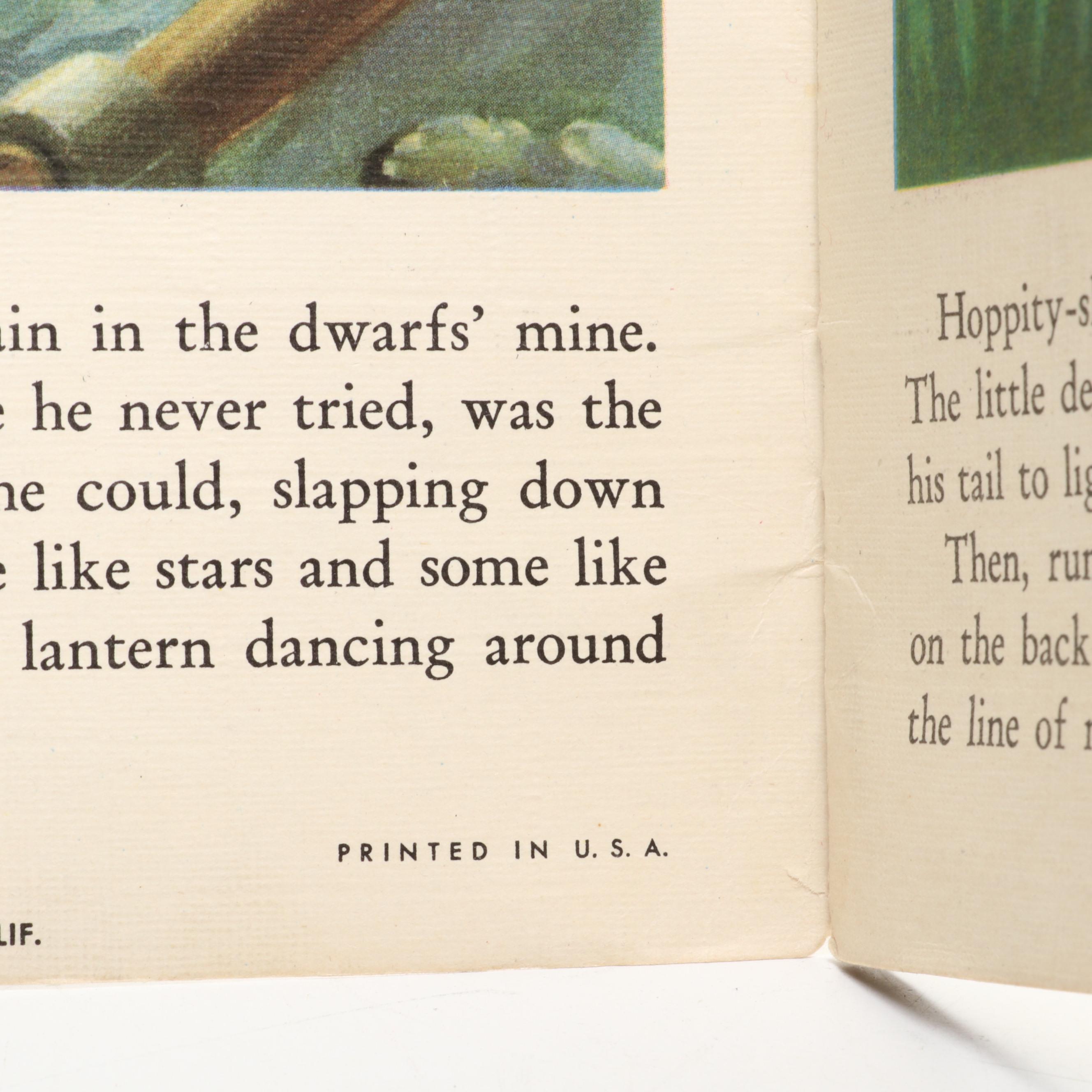 Illustrated "Dopey: He Don't Talk None!" by Walt Disney, 1938