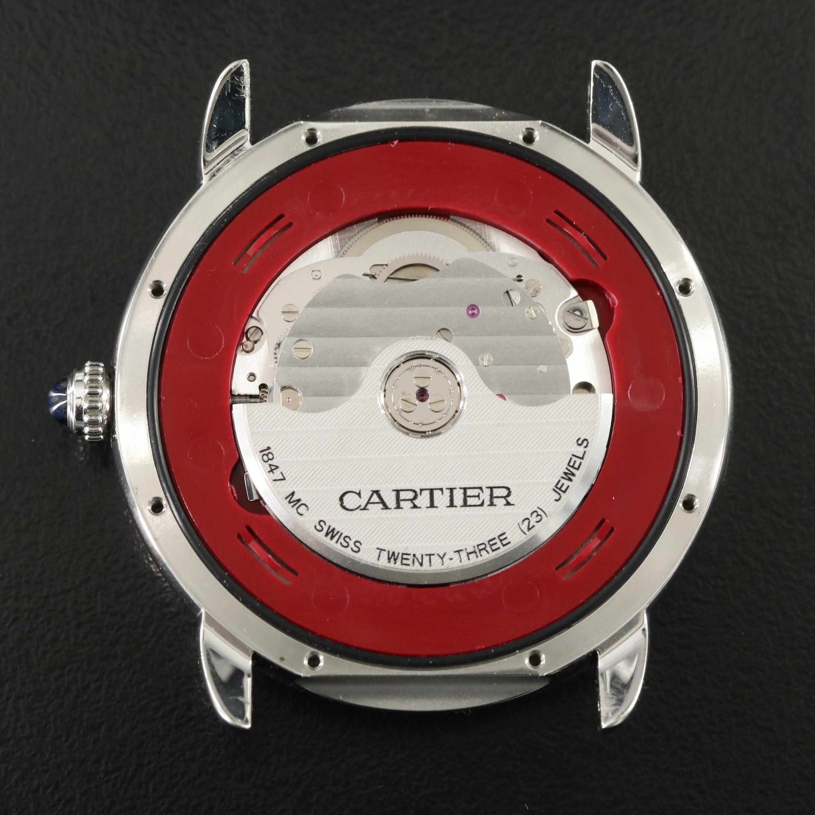 Cartier Ronde Solo XL 3802 Silver Dial 42mm Steel Automatic Watch