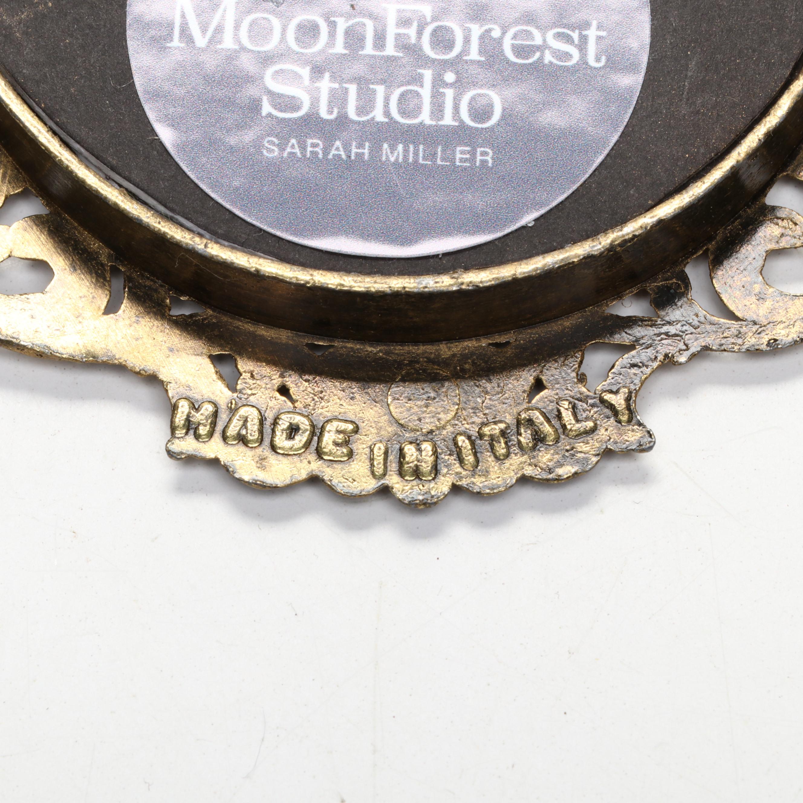 Sarah Miller Fiber Art Wall Hanging of Mystic Eye, 21st Century