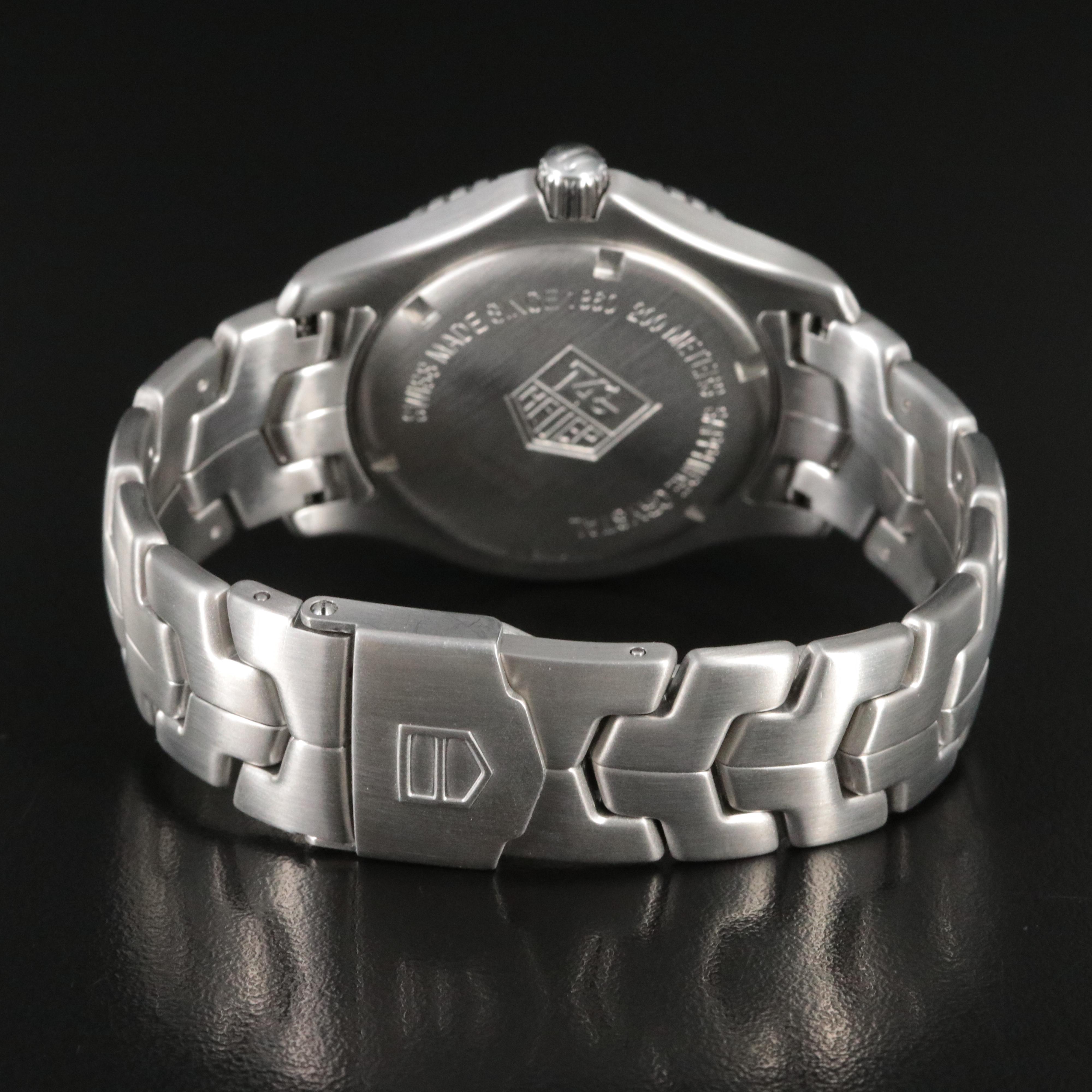 TAG Heuer Link WJ1110-0 Black 39mm Steel Quartz Watch