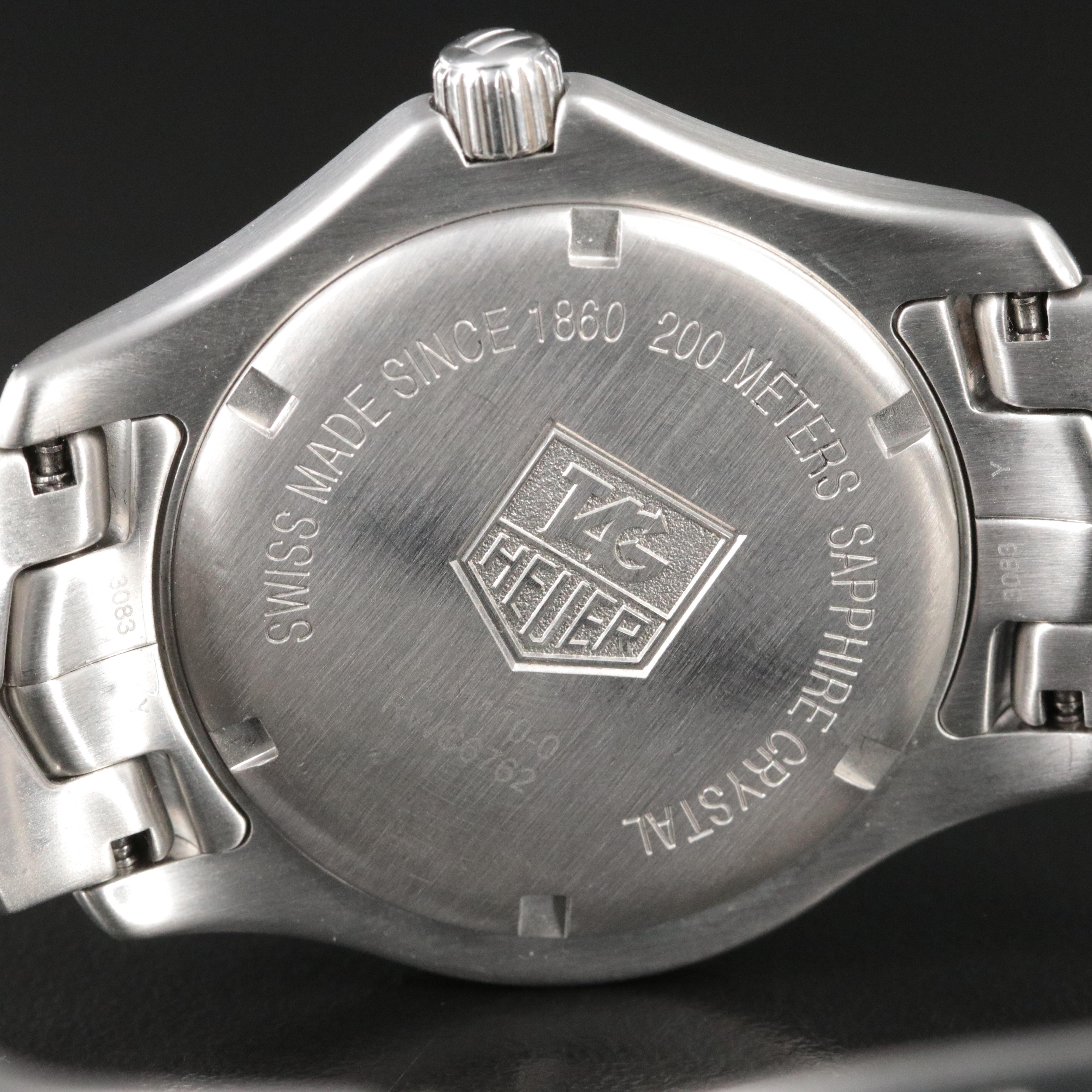 TAG Heuer Link WJ1110-0 Black 39mm Steel Quartz Watch