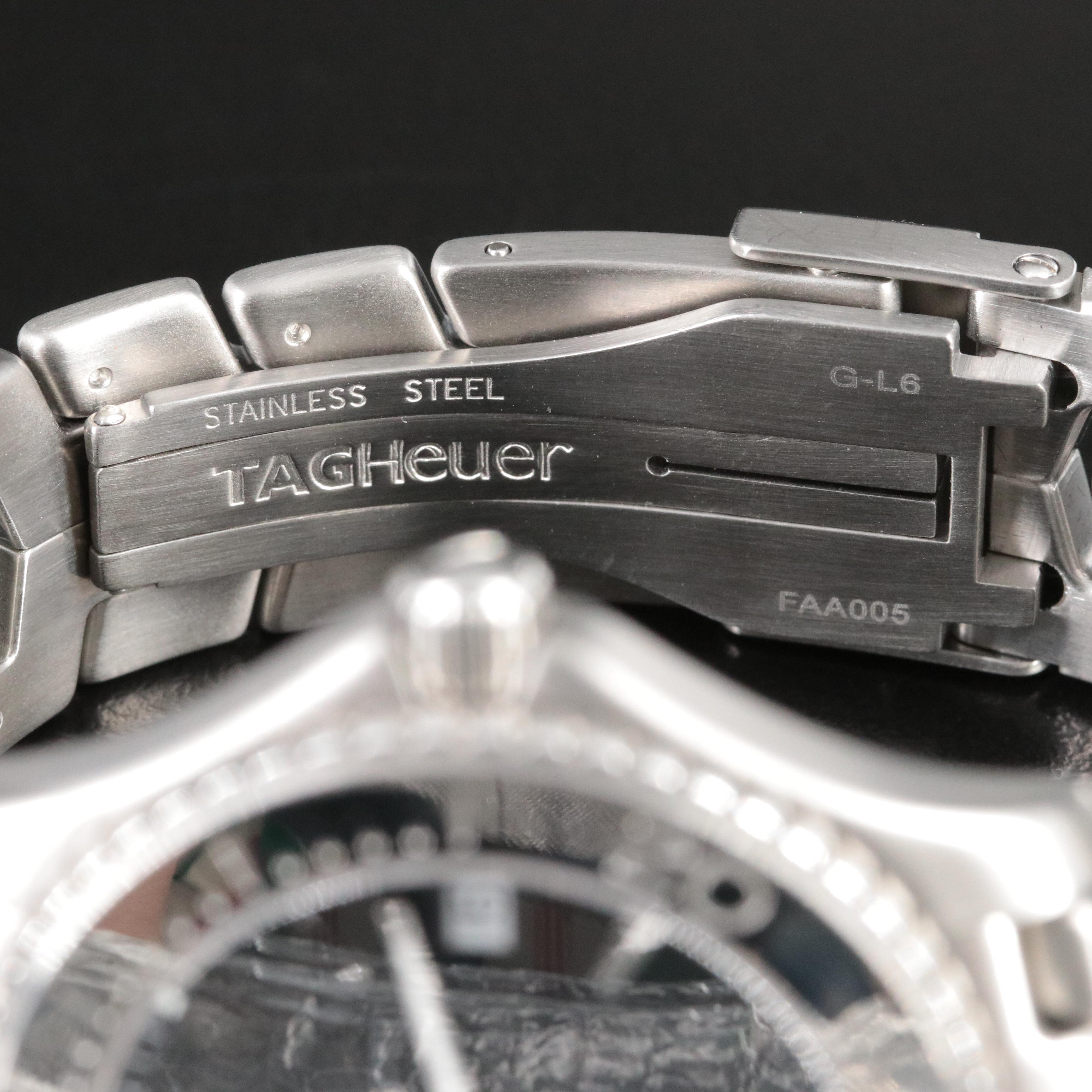 TAG Heuer Link WJ1110-0 Black 39mm Steel Quartz Watch