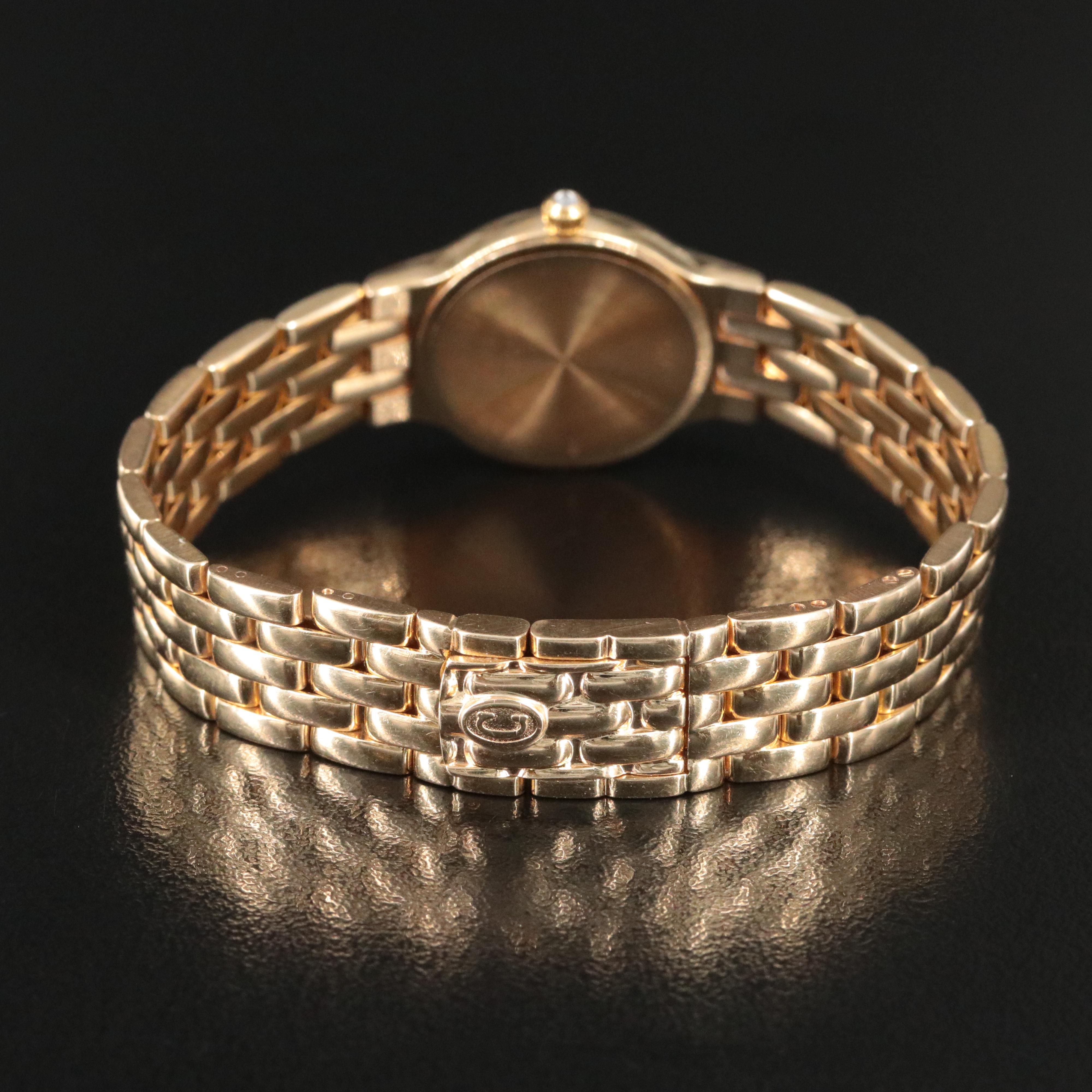 Concord Les Palais 29-62-264 Mother-of-Pearl Diamond Set 14K Gold Quartz Watch