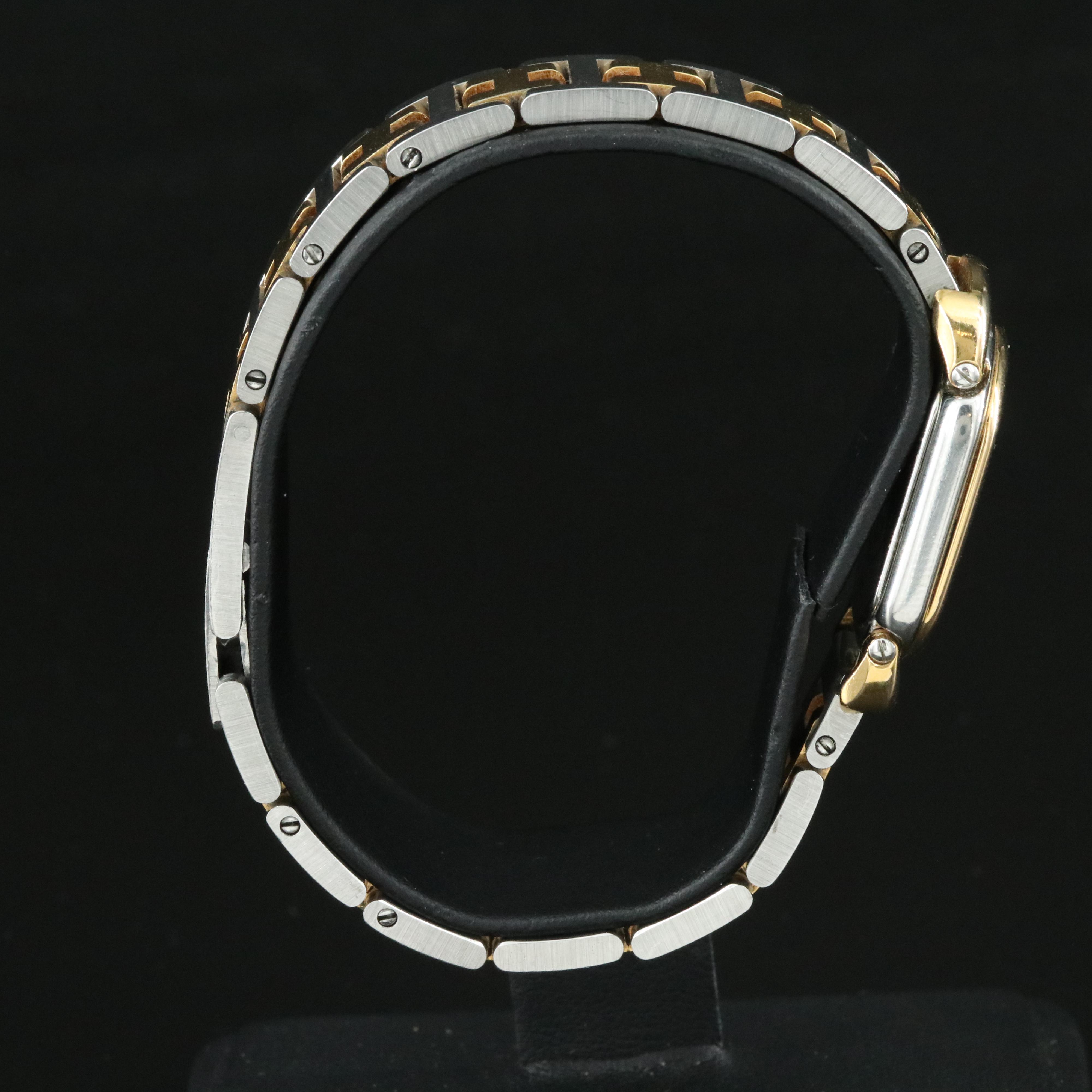 Hermès Rallye 77.03 White Dial 20mm Two-Tone Gold-Plated Steel Quartz Watch