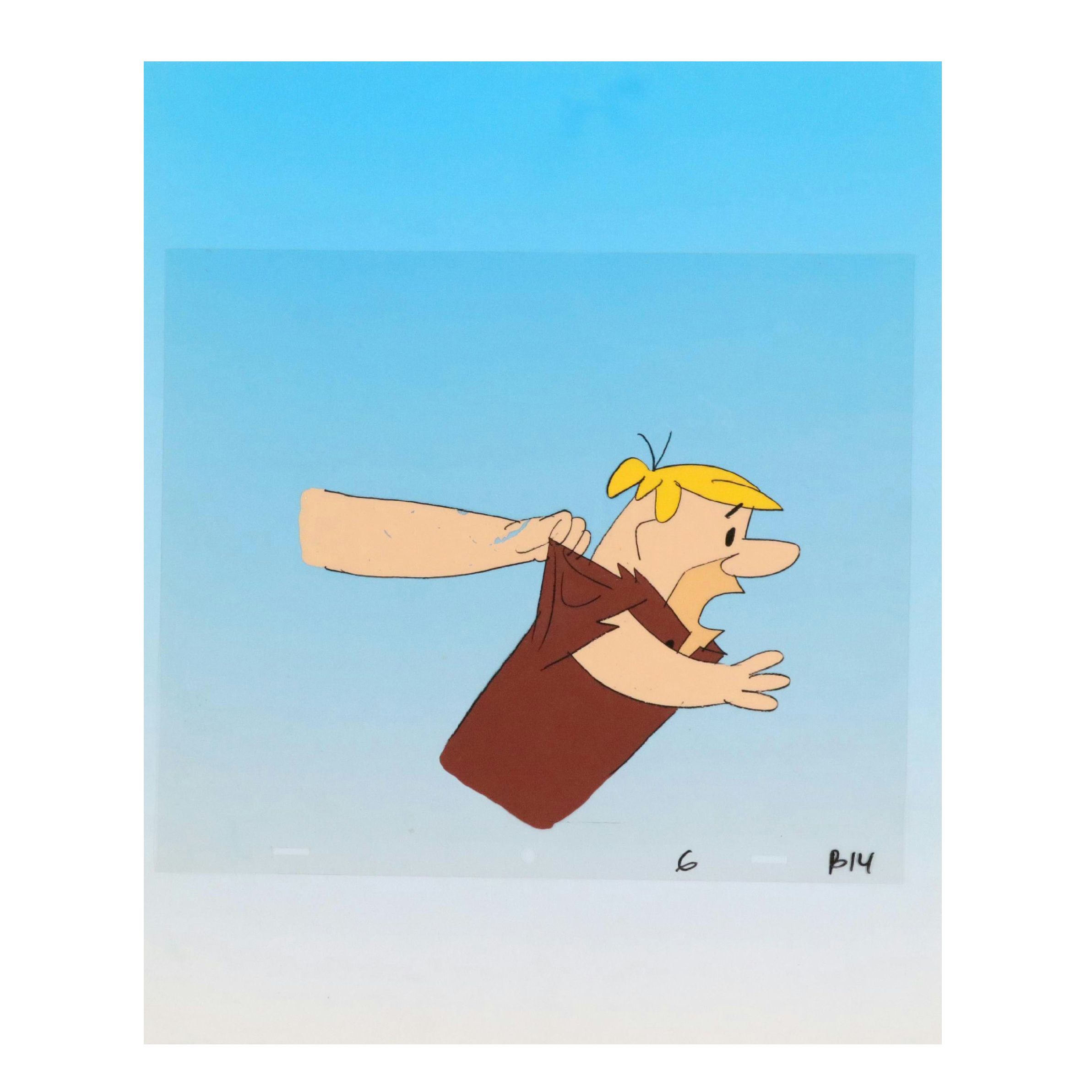 Barney Rubble Animation Sericel from "The Flintstones," Late 20th Century
