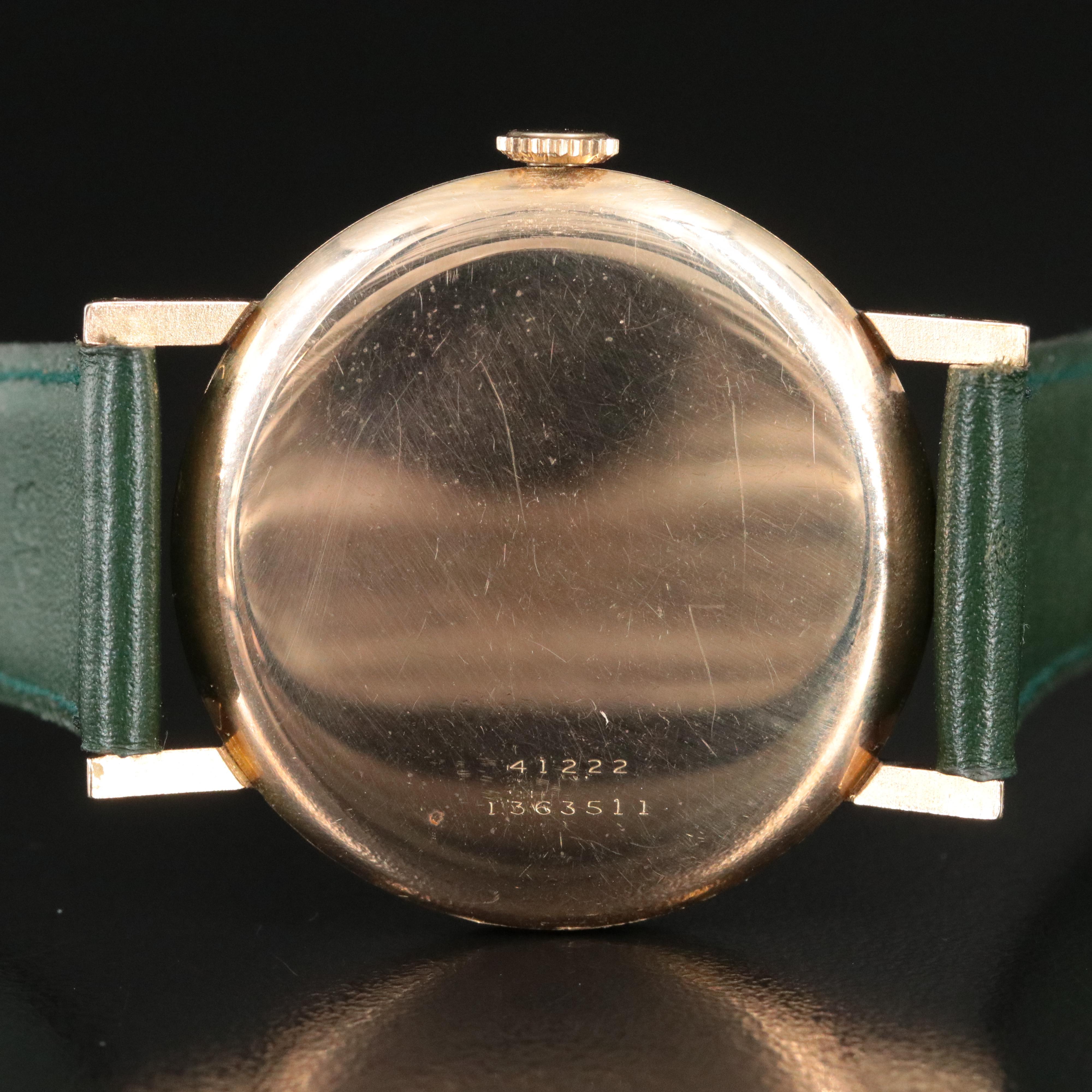 Vintage Universal Geneve Roman Numeral 35mm Gold-Plated Watch