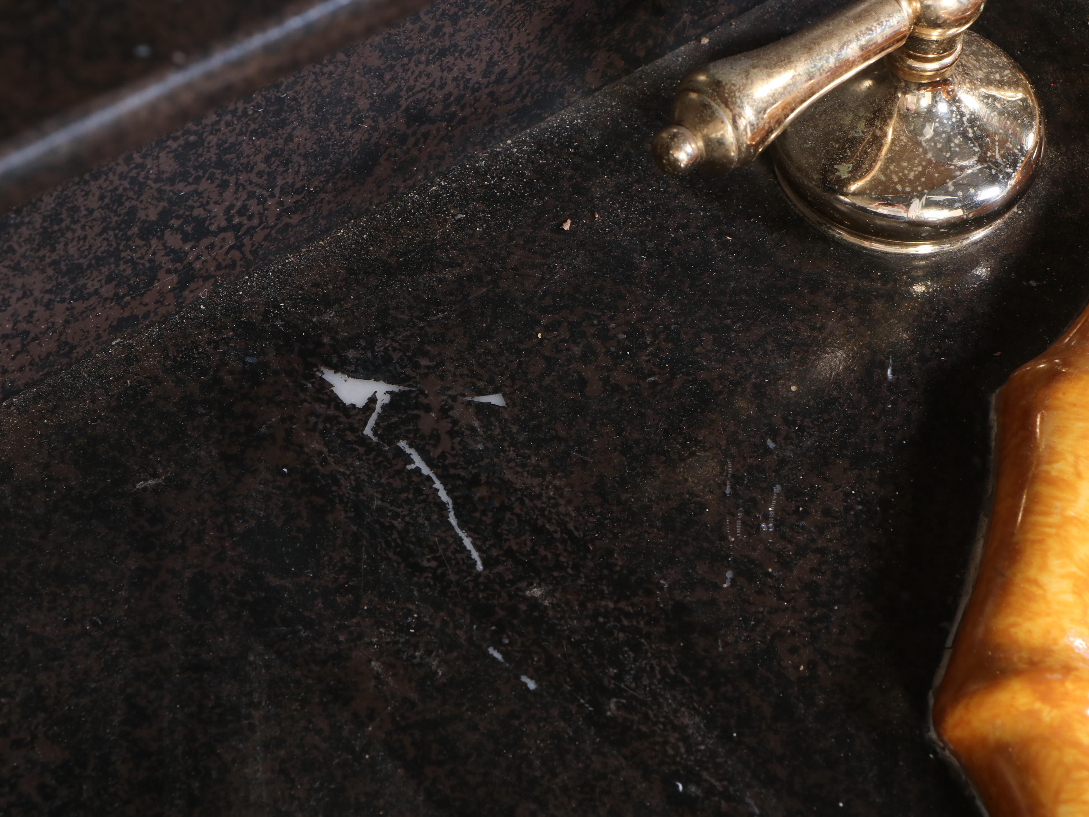 Victorian Rococo Revival Mahogany Wash Basin Vanity, 19th Century and Later