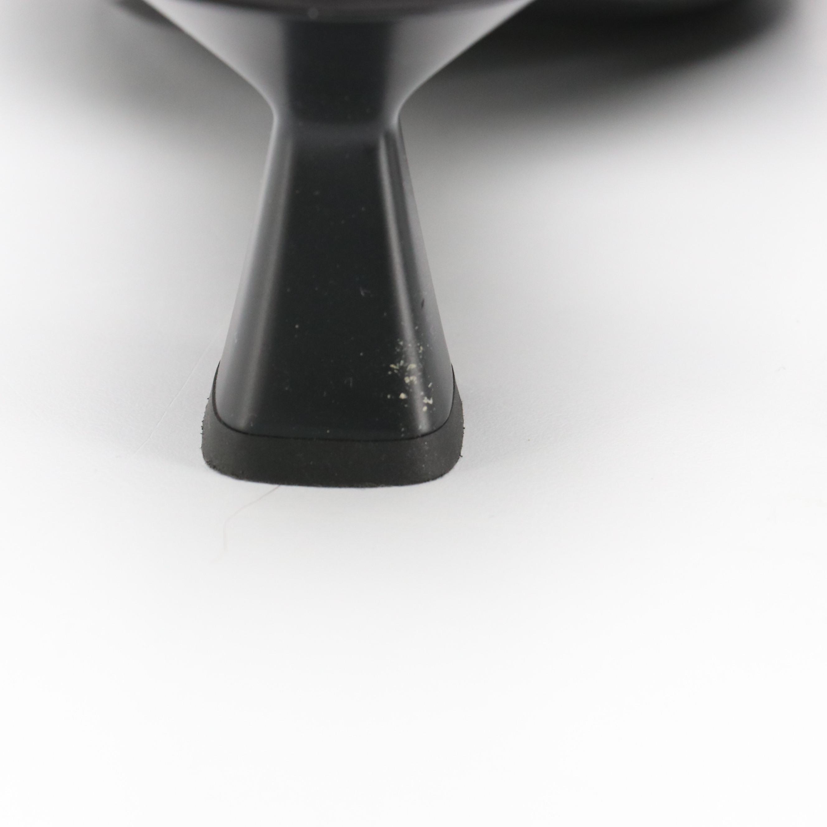 Prada Soft 65mm Black Nappa Leather Mules