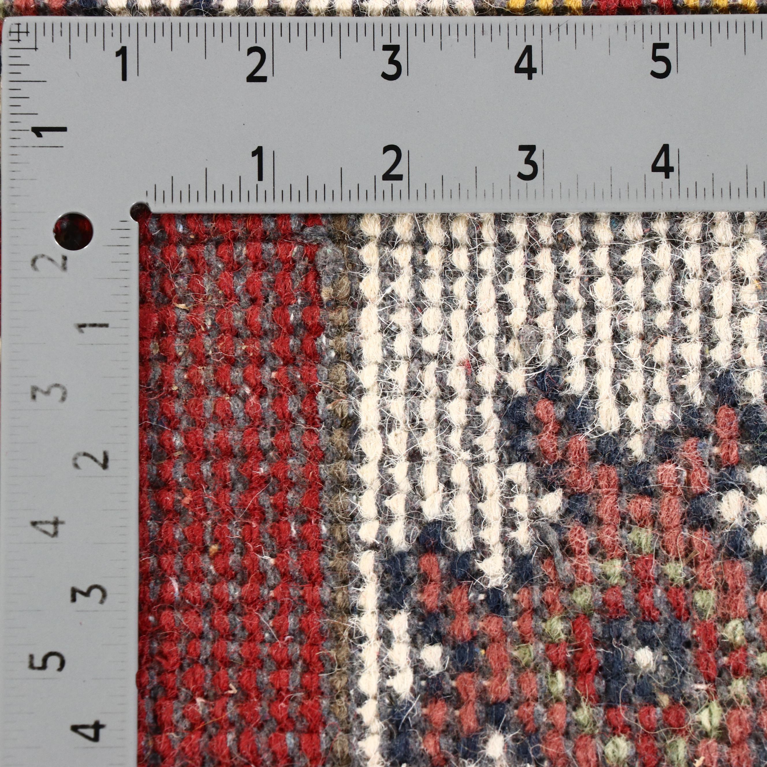 2'8 x 8'6 Hand-Knotted Afghan Kazak Carpet Runner