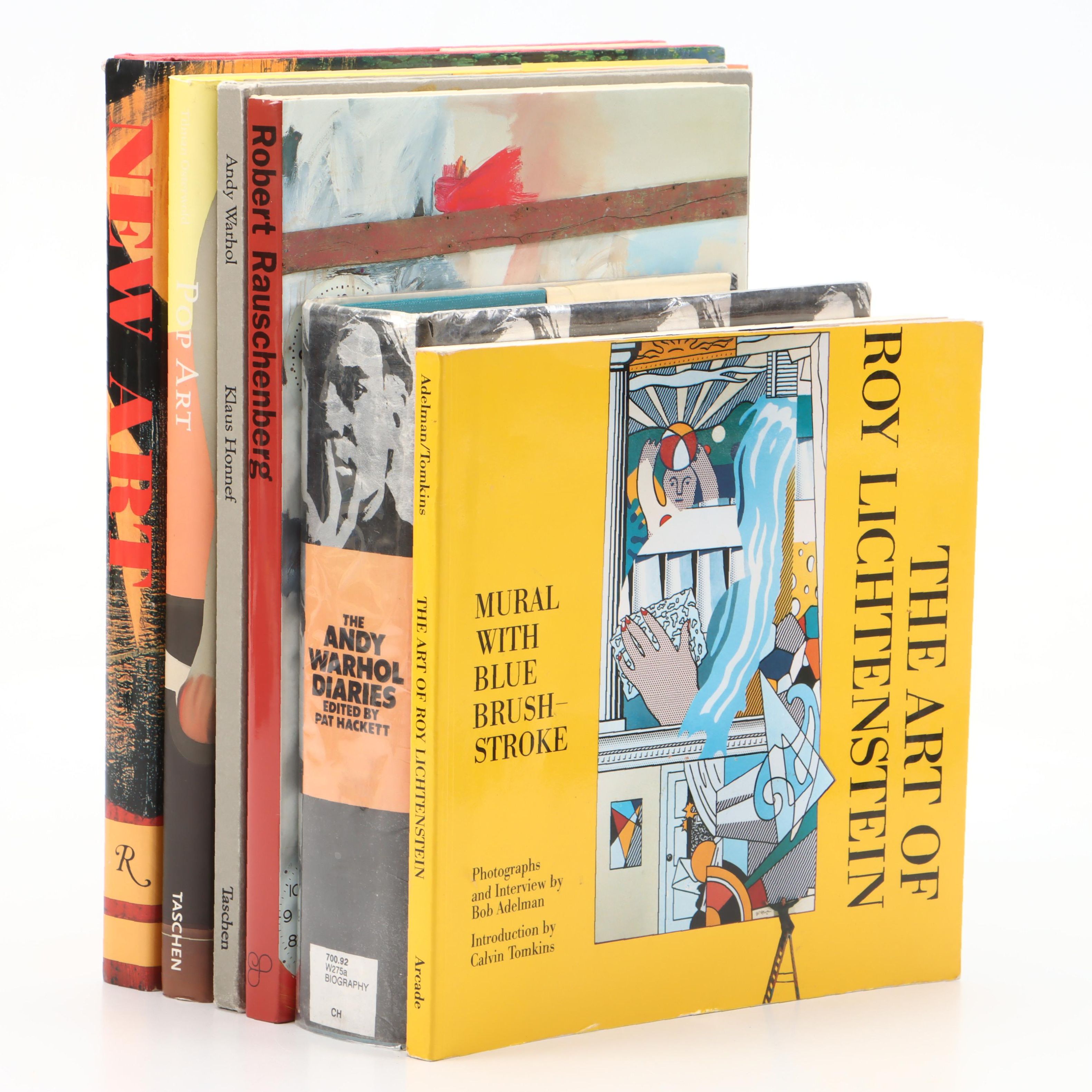 First Edition "Andy Warhol Diaries" Edited by Pat Hackett and More Pop Art Books