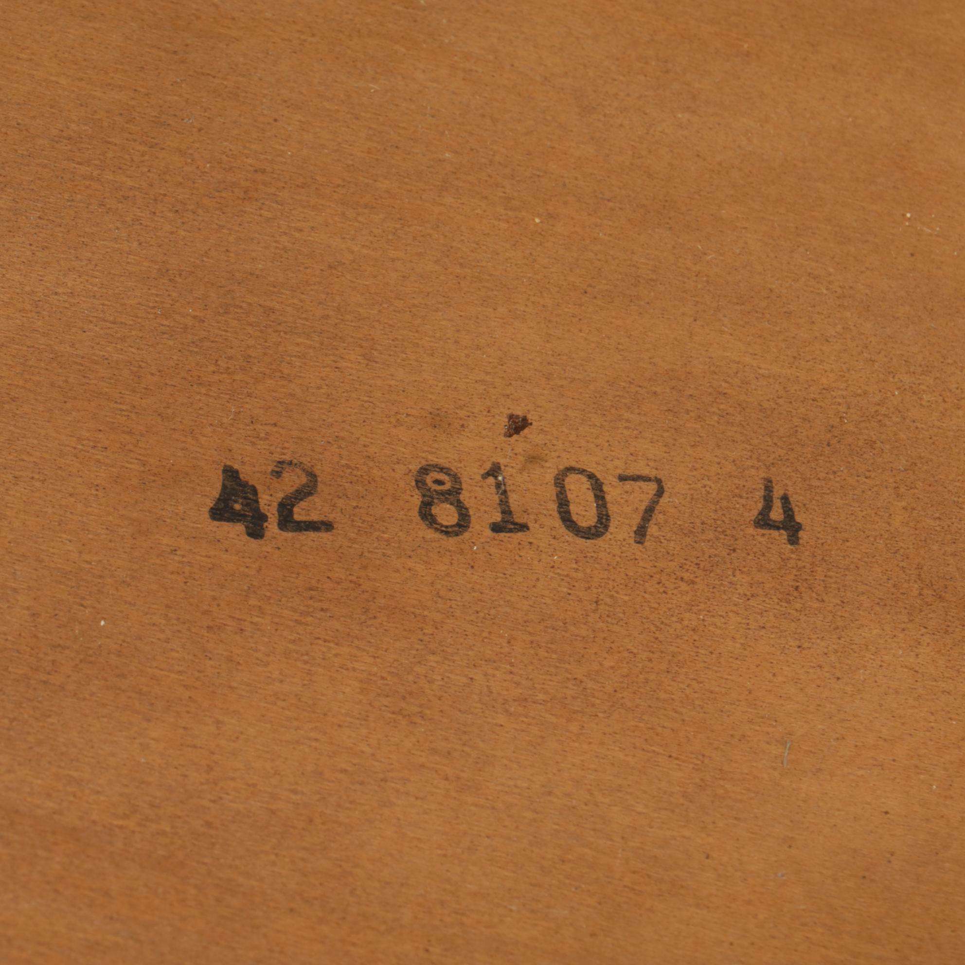 Mid Century Modern Chinese Style Mahogany Games Table