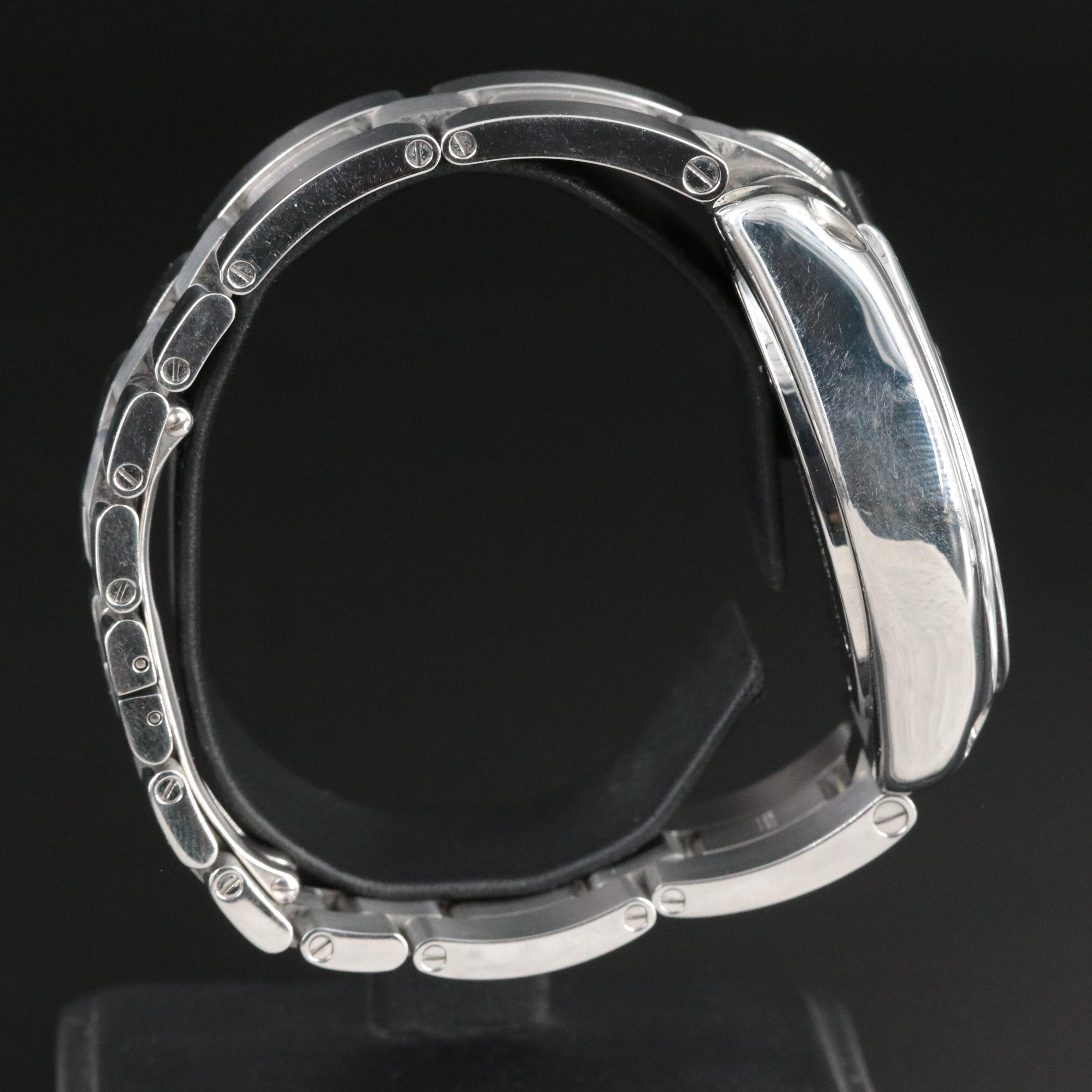 Cartier Roadster XL Chronograph W62020X6 Black 40mm Steel Automatic Watch