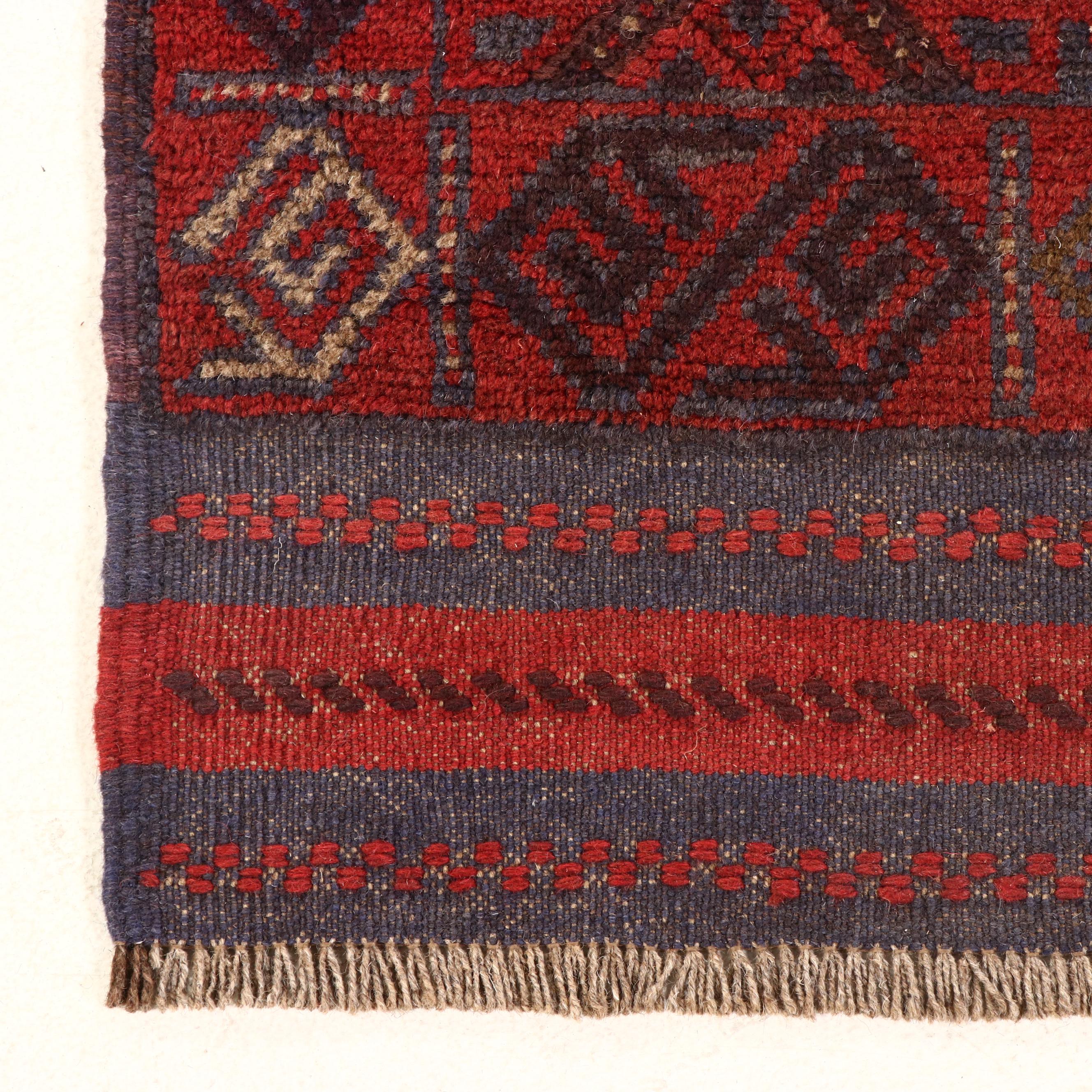 2'3 x 8'9 Handwoven Afghan Mashwani Carpet Runner