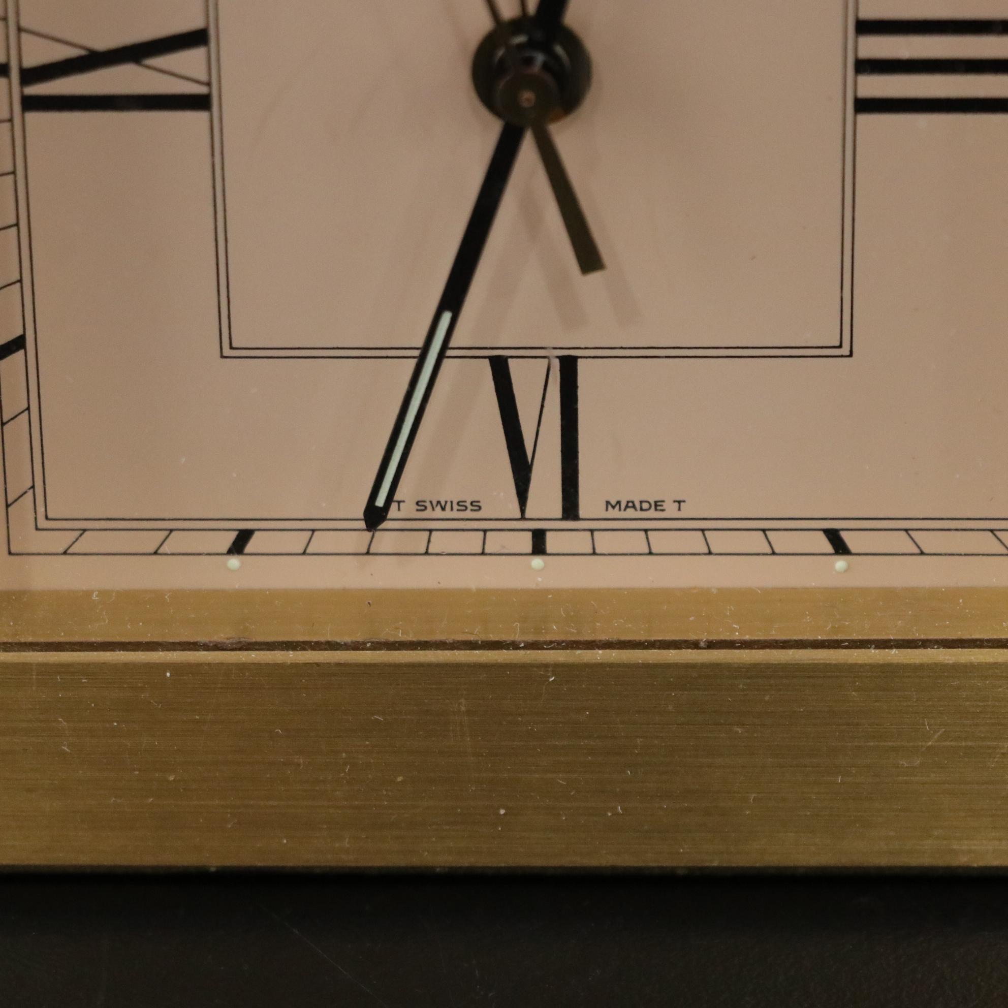 Tiffany & Co. Brass Battery Powered Alarm Clock