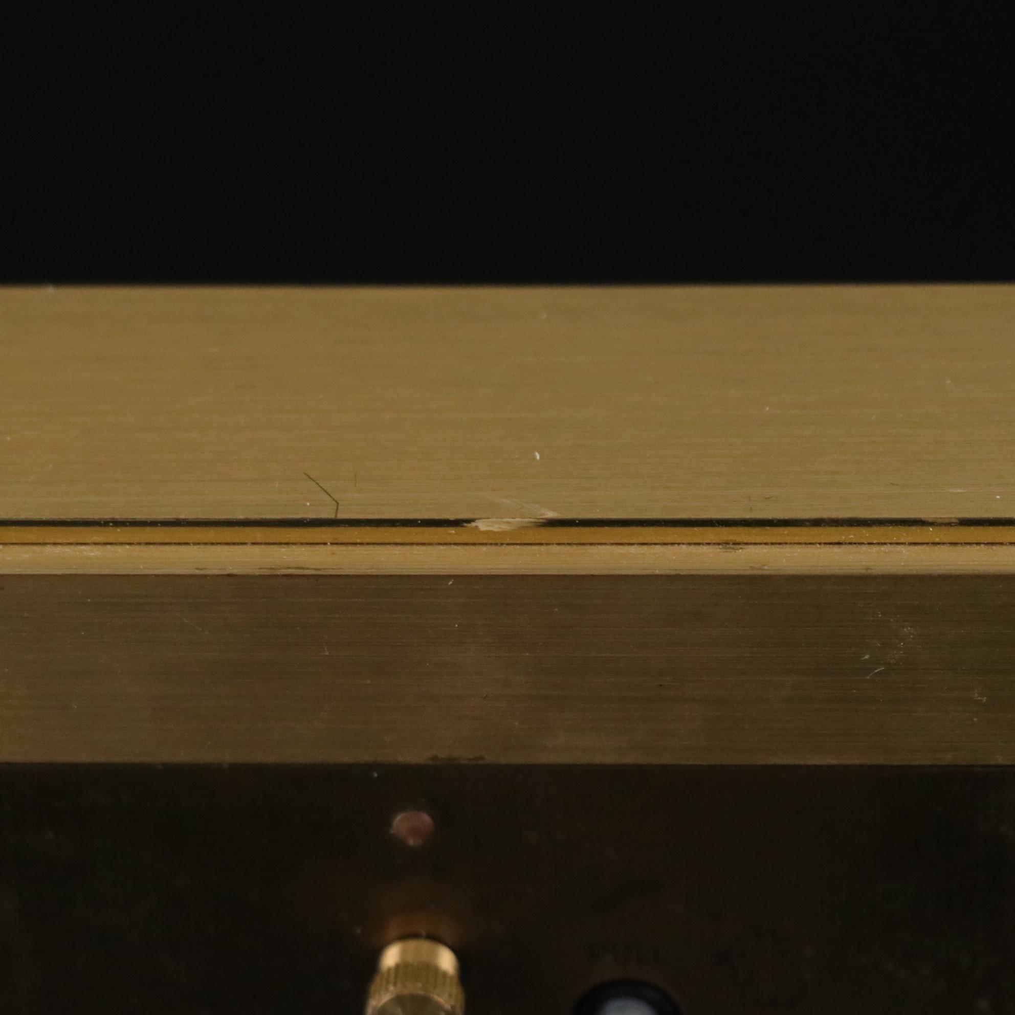 Tiffany & Co. Brass Battery Powered Alarm Clock