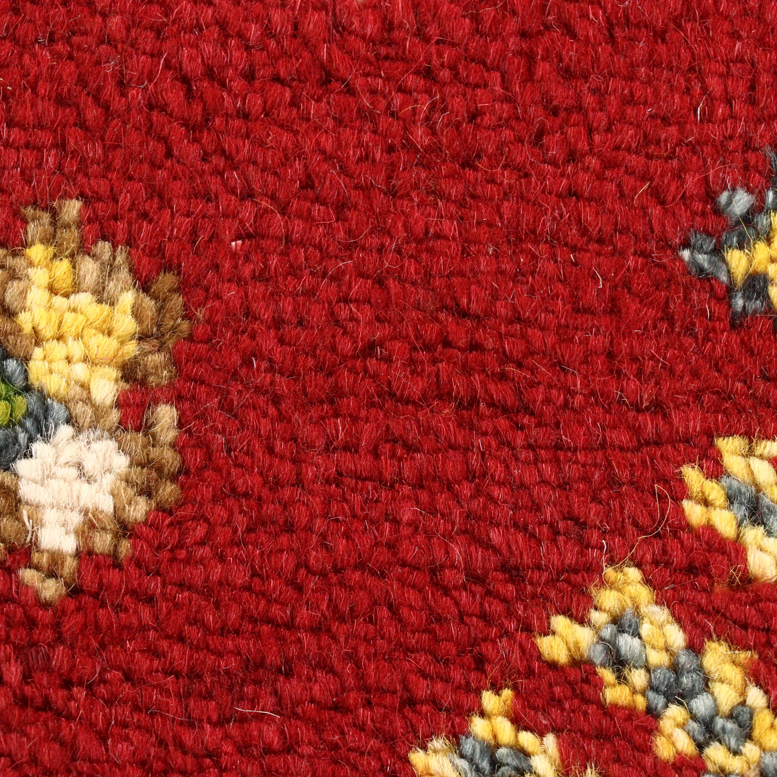 2'9 x 8'4 Hand-Knotted Afghan Kazak Carpet Runner