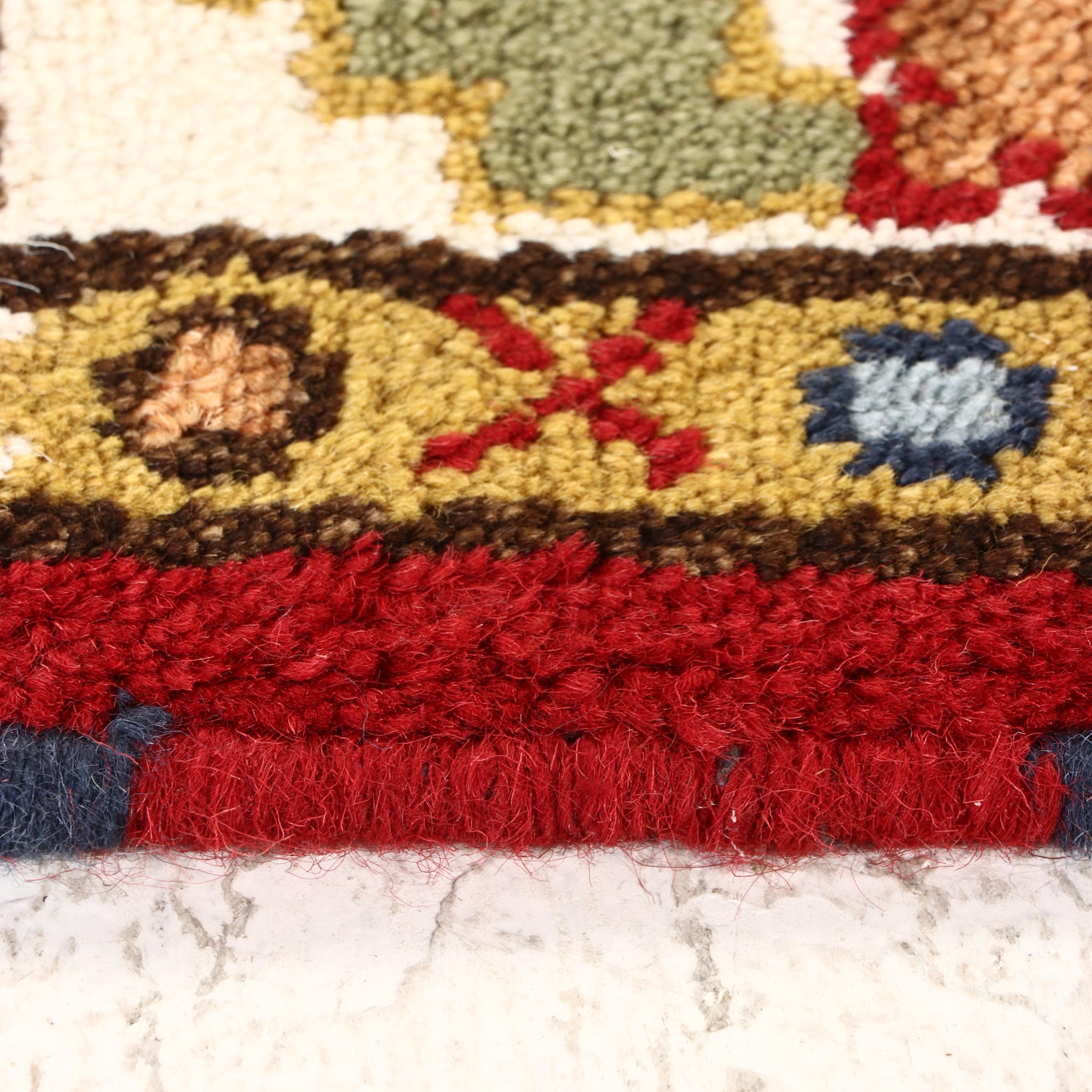 2'8 x 8'6 Hand-Knotted Afghan Kazak Carpet Runner