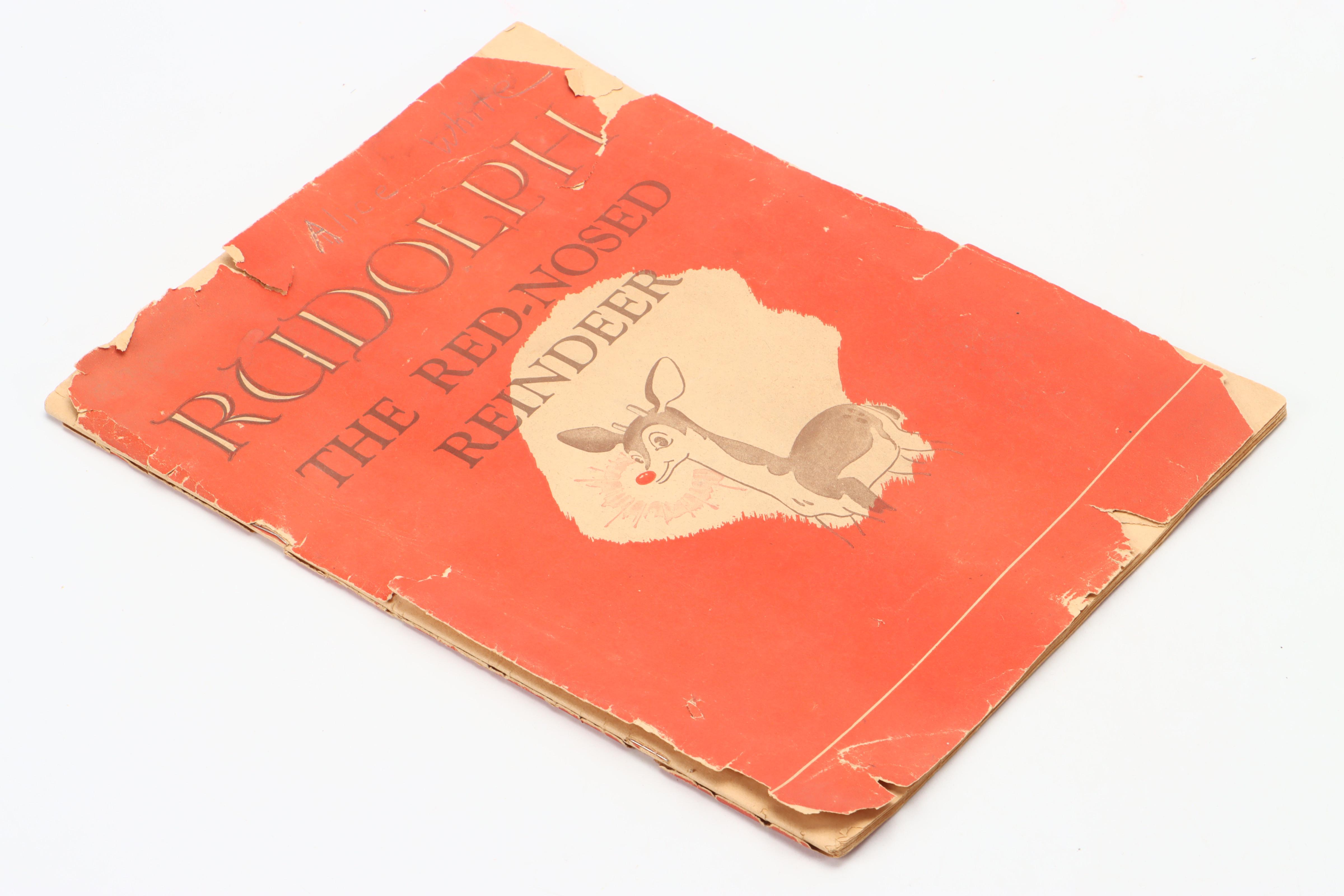 Promotional Early Issue "Rudolph the Red-Nosed Reindeer" by Robert L. May, 1939