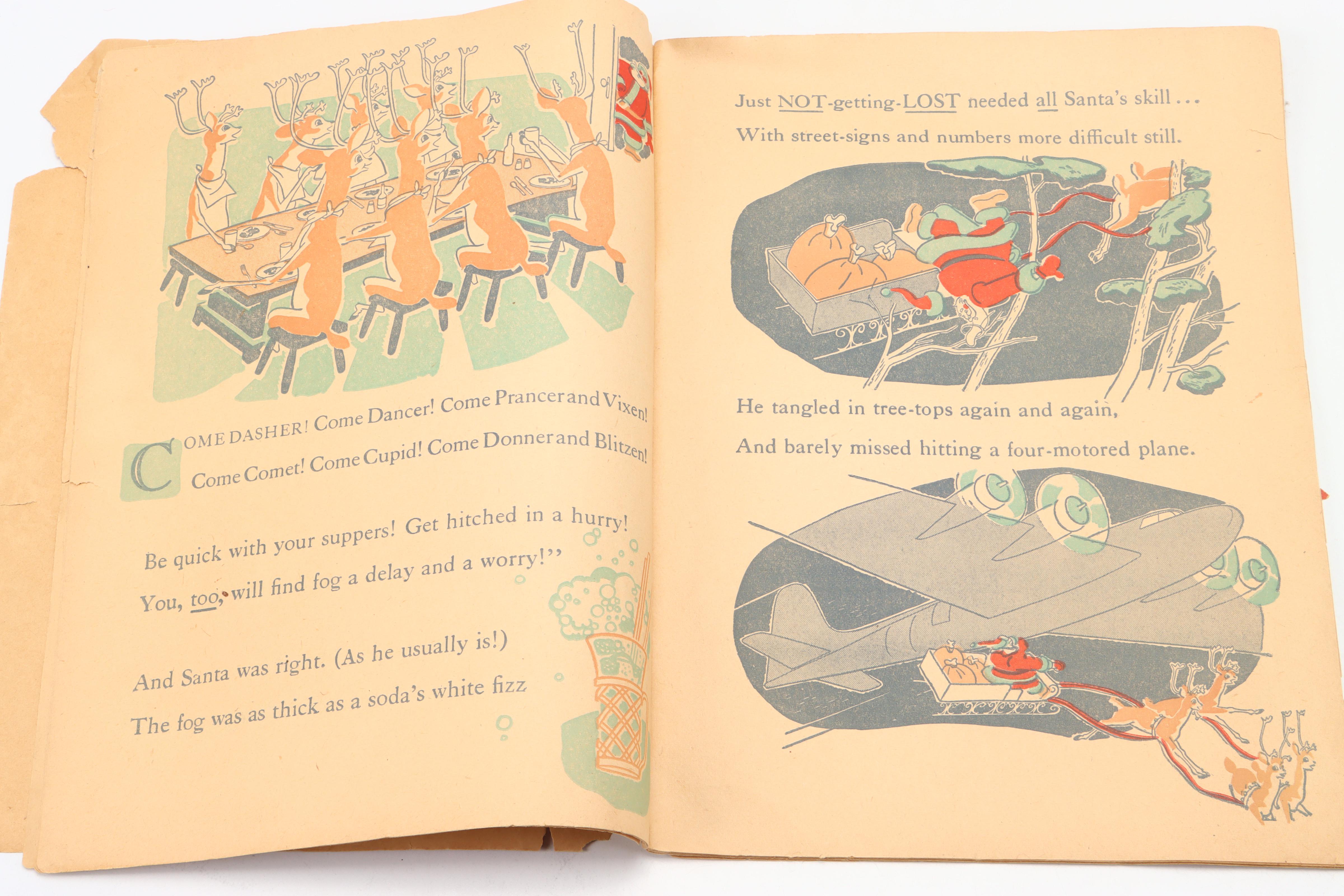 Promotional Early Issue "Rudolph the Red-Nosed Reindeer" by Robert L. May, 1939