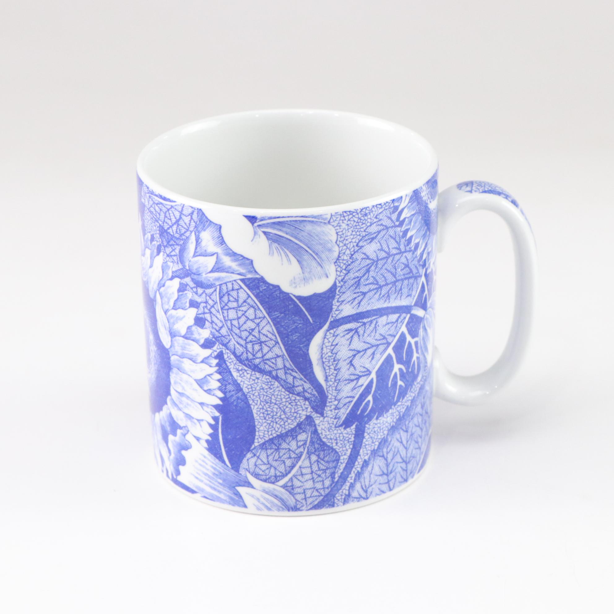 Spode Blue Room Collection "Sunflower" and "Primula" Mugs