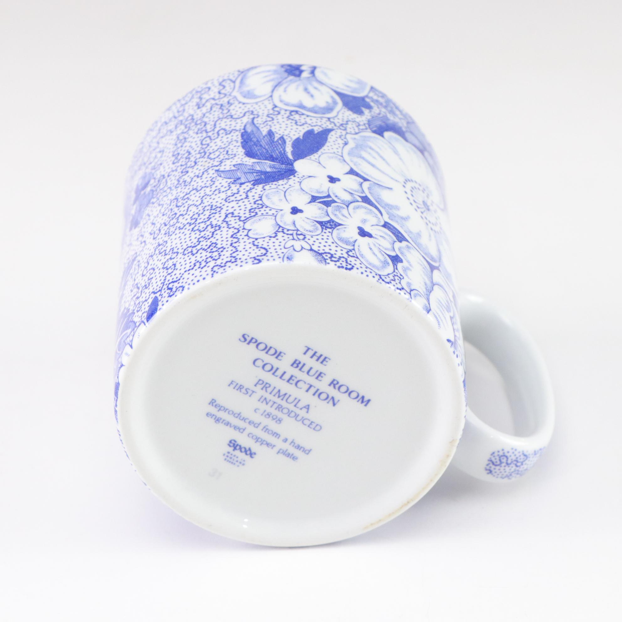 Spode Blue Room Collection "Sunflower" and "Primula" Mugs