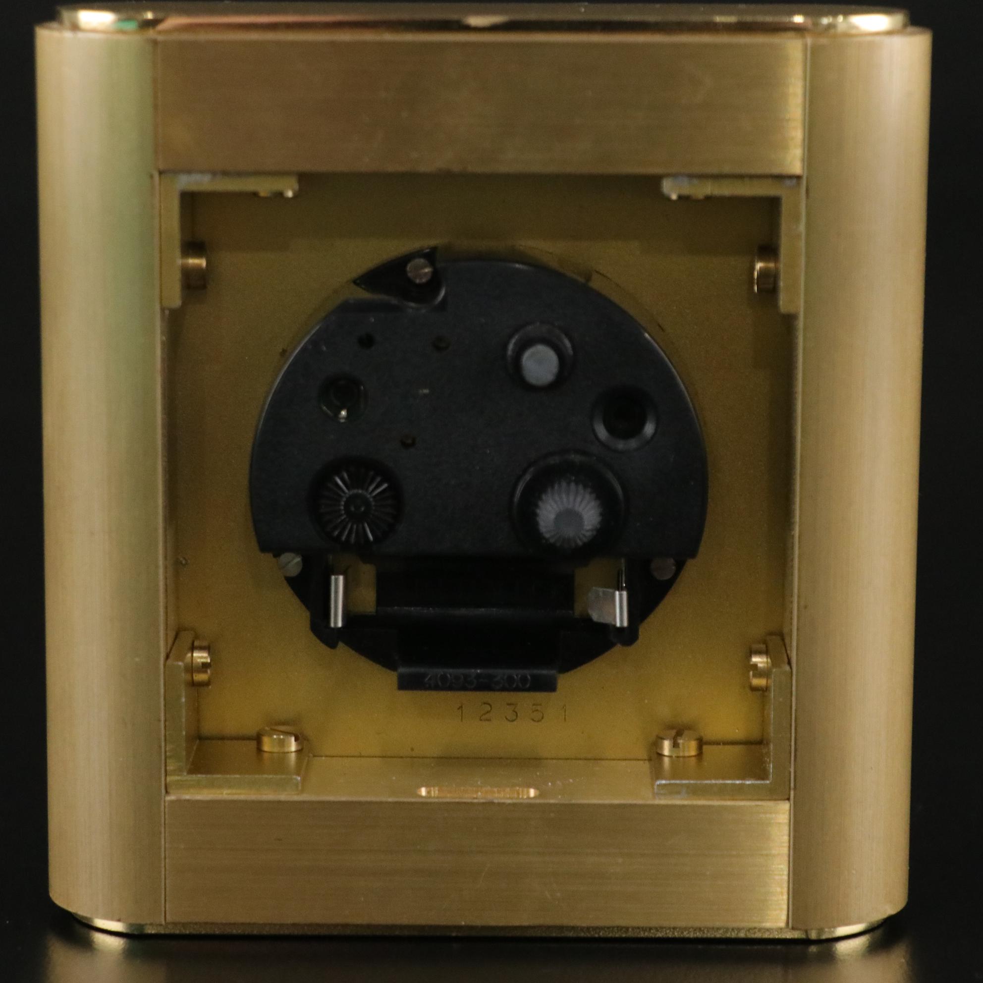 Tiffany & Co. Brass Battery Powered Alarm Clock