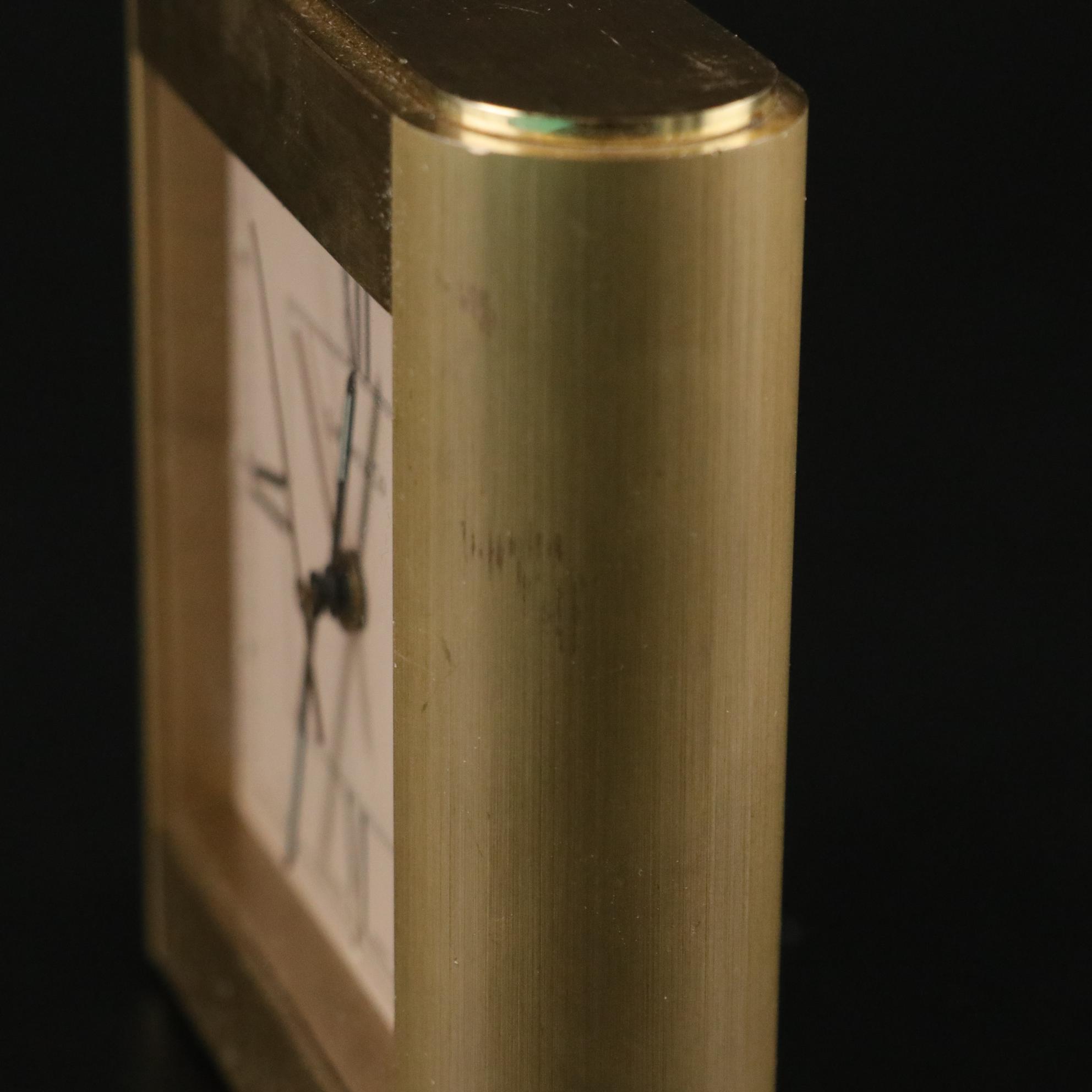 Tiffany & Co. Brass Battery Powered Alarm Clock