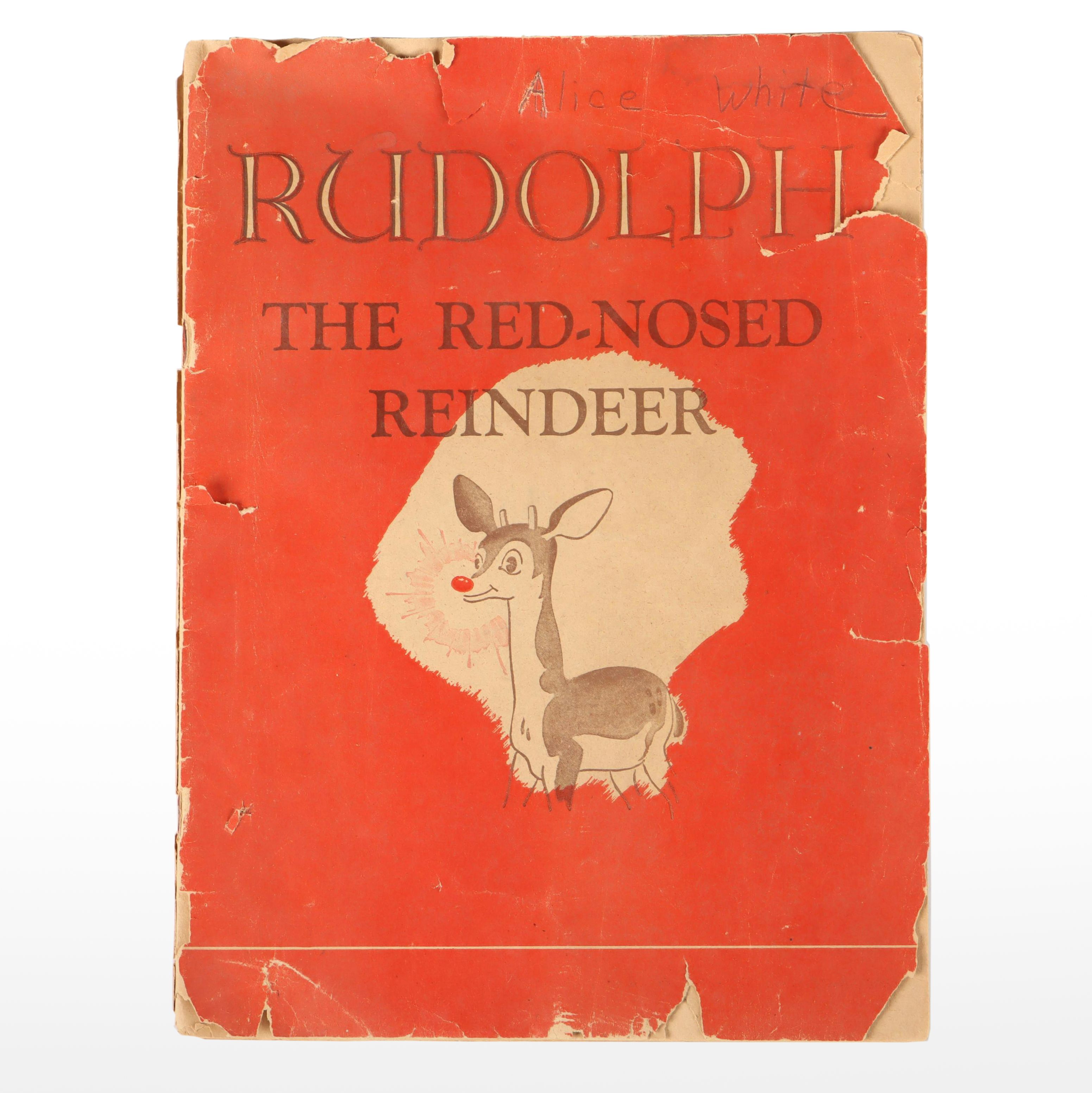 Promotional Early Issue "Rudolph the Red-Nosed Reindeer" by Robert L. May, 1939