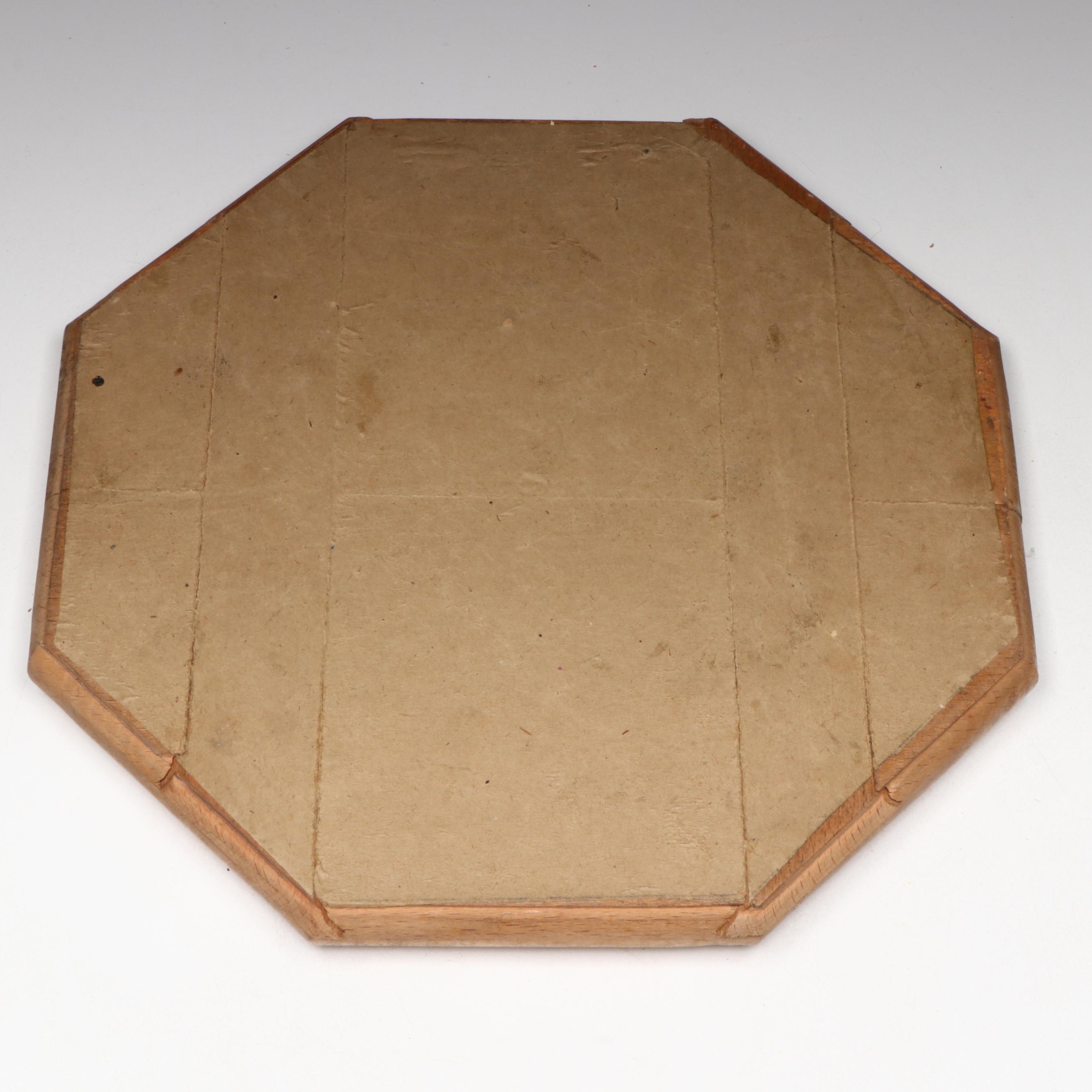 H. P. Gibson & Sons Solitaire Game in Box and Veiligglas Wire Pull Glass Marbles