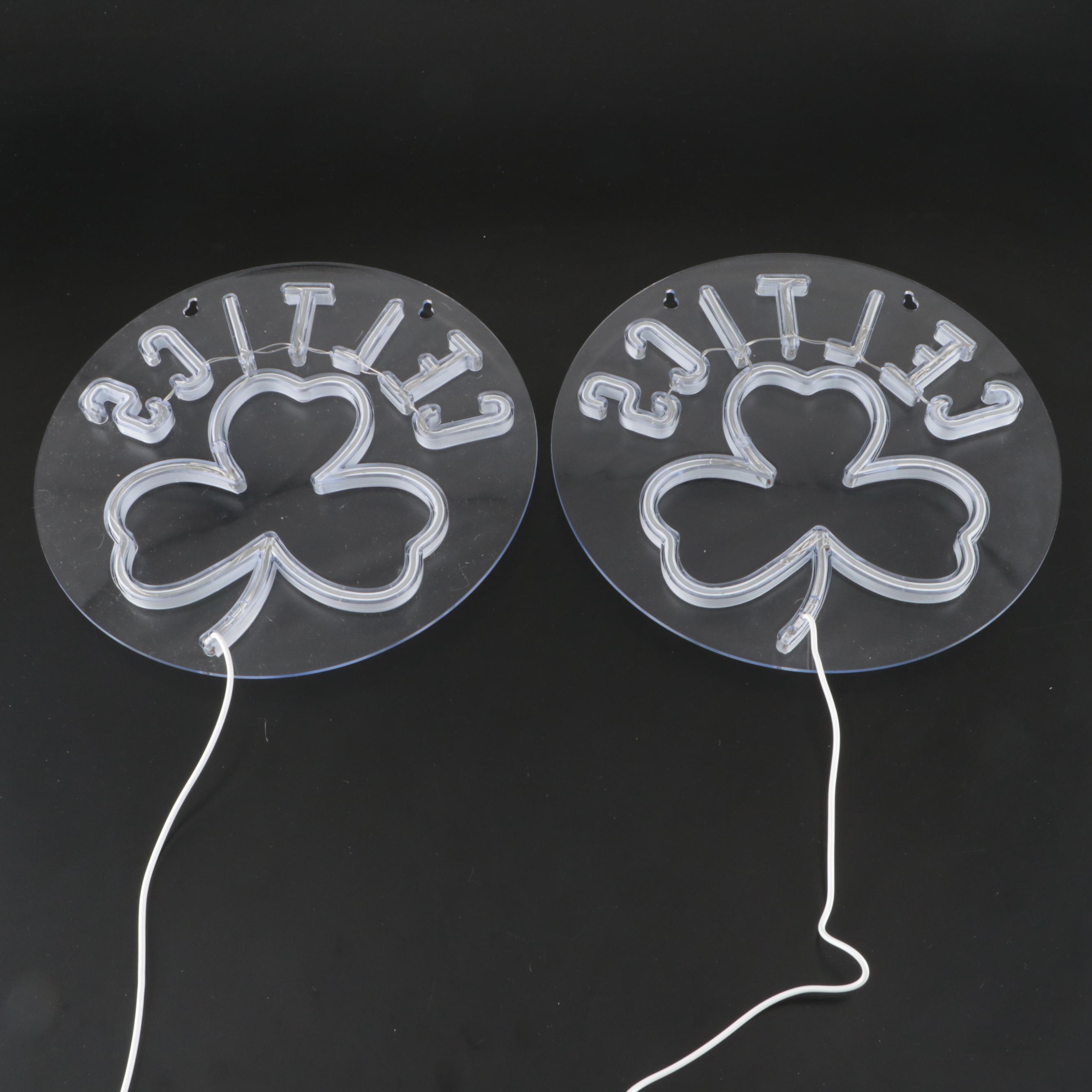 Celtics Basketball Illuminated Wall Signs